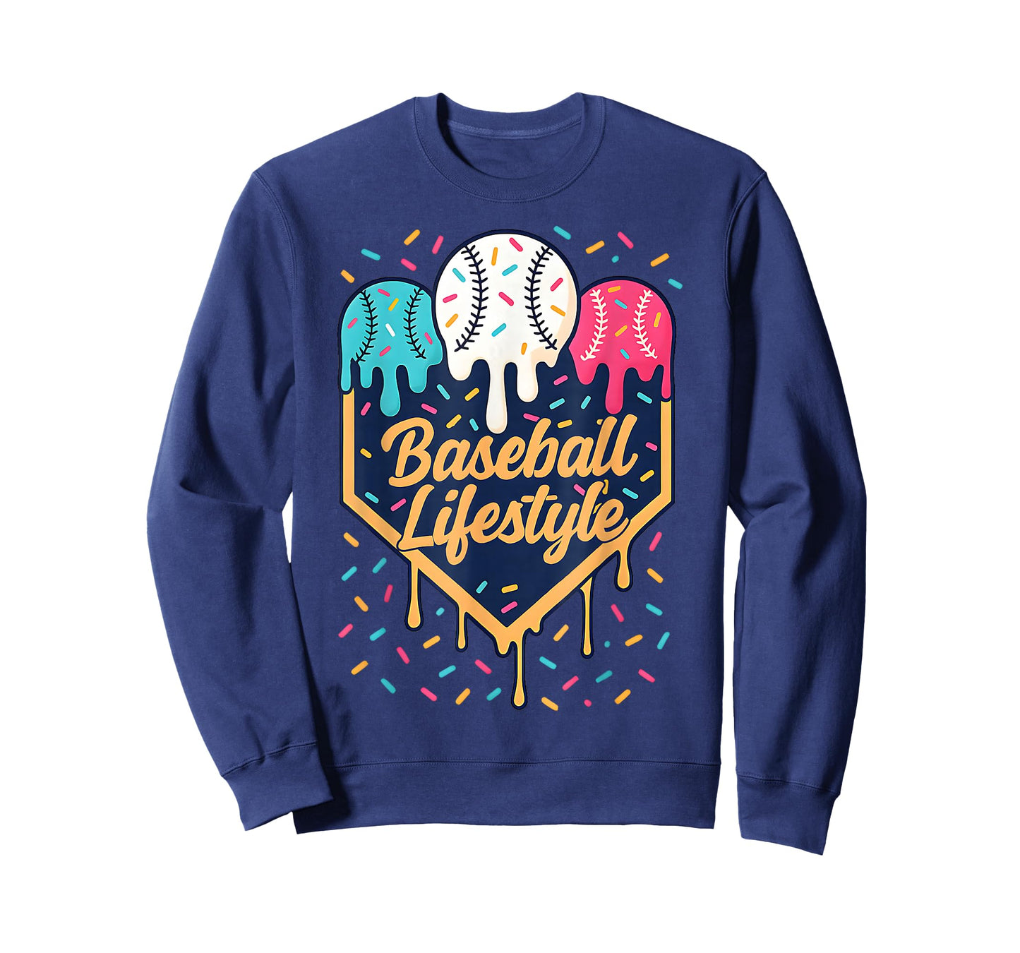 Baseball Life Style 101 Apparel Youth Drip Baseball Boys Kid T-Shirt