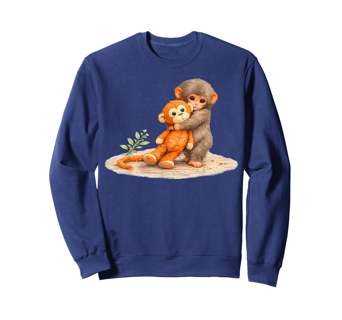Monkey Punch, Baby Monkey Holding Plush Toy T-Shirt