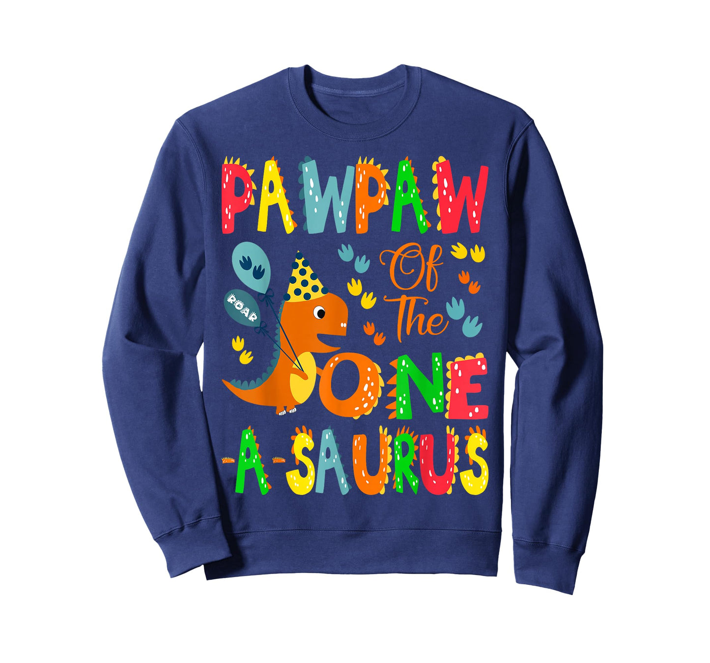 Pawpaw of The One-A-Saurus 1st Birthday Boy Dinosaur Lover T-Shirt