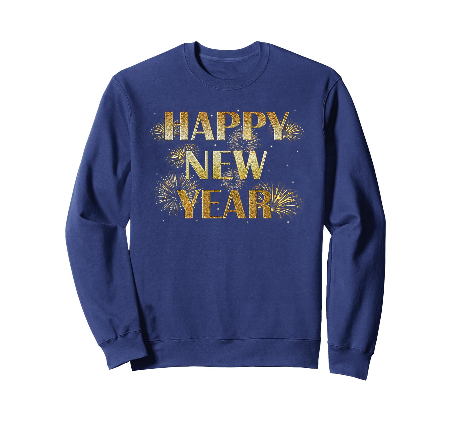 Happy New Year Eve Party Fireworks Confetti Kids Men Women T-Shirt