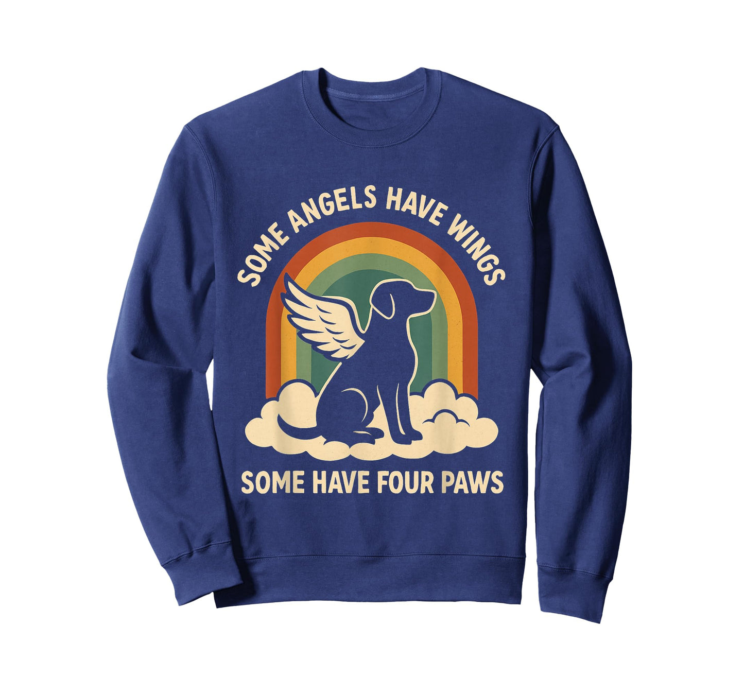 Memorial Dog Lover Puppy Pows for Men Women Dog Angel Wings T-Shirt