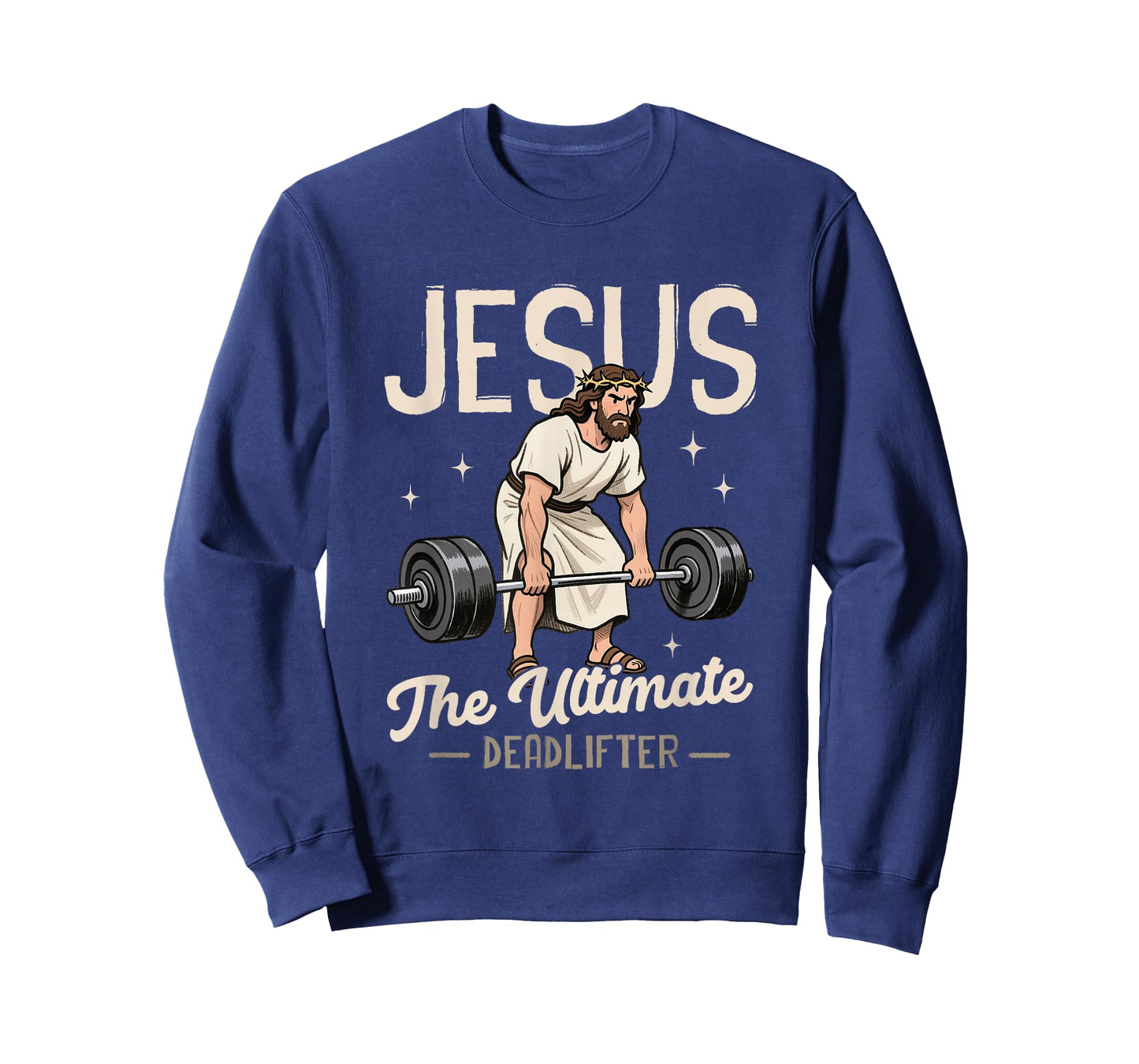 Jesus The-Ultimate Deadlifter Weightlifting Christian Gymer T-Shirt