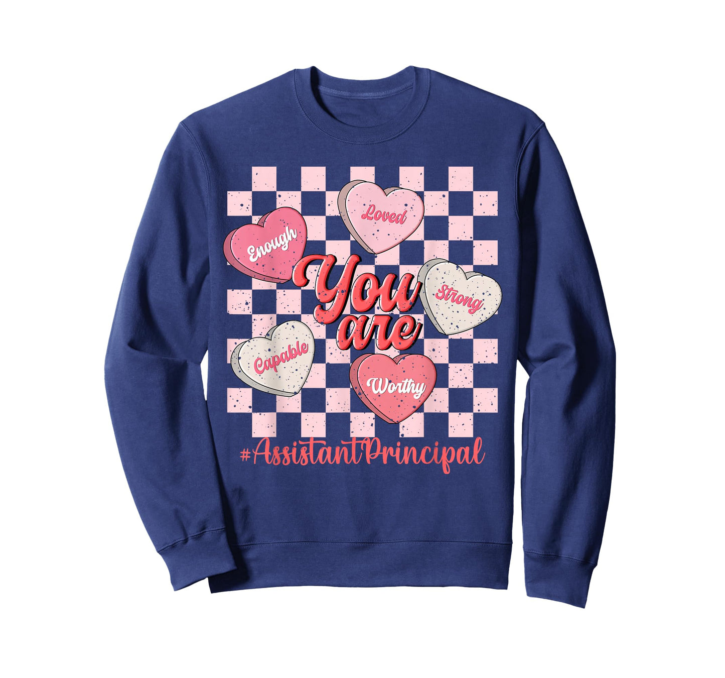 Funny Valentine Assistant Principal Love Heart T-Shirt