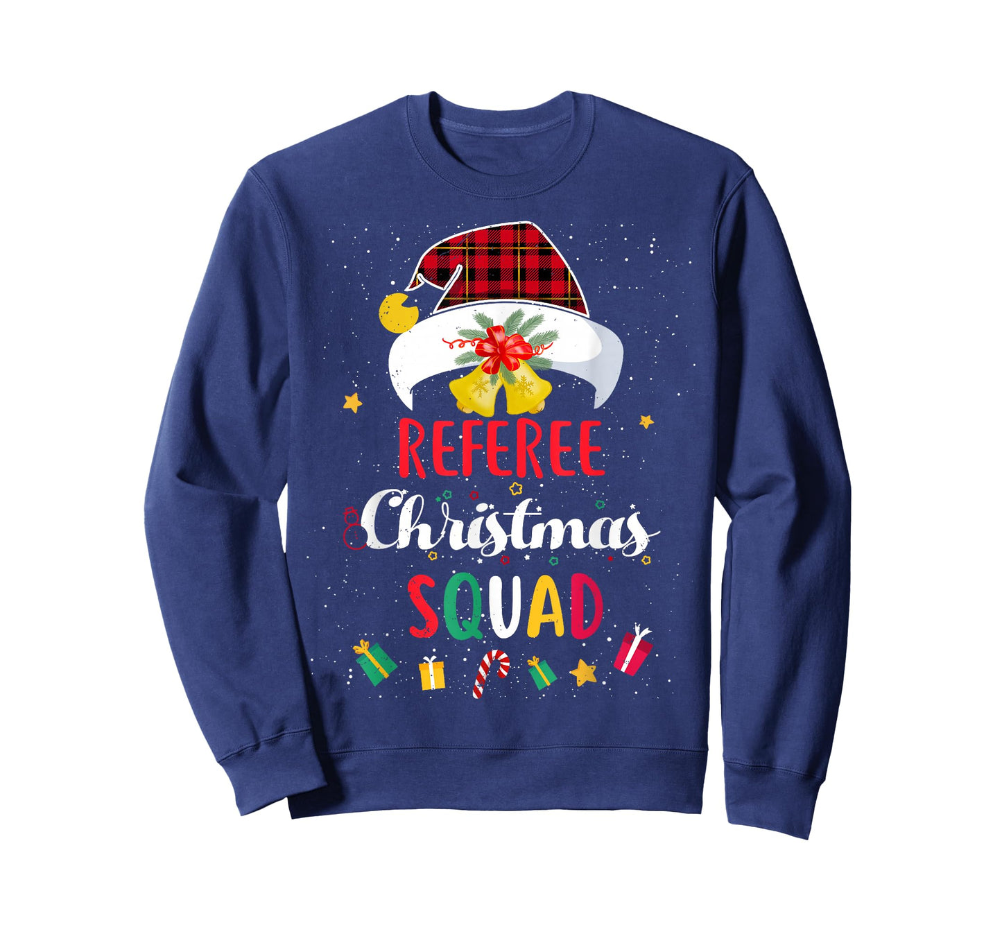 Referee Christmas Squad Santa Hat Umpire Match T-Shirt