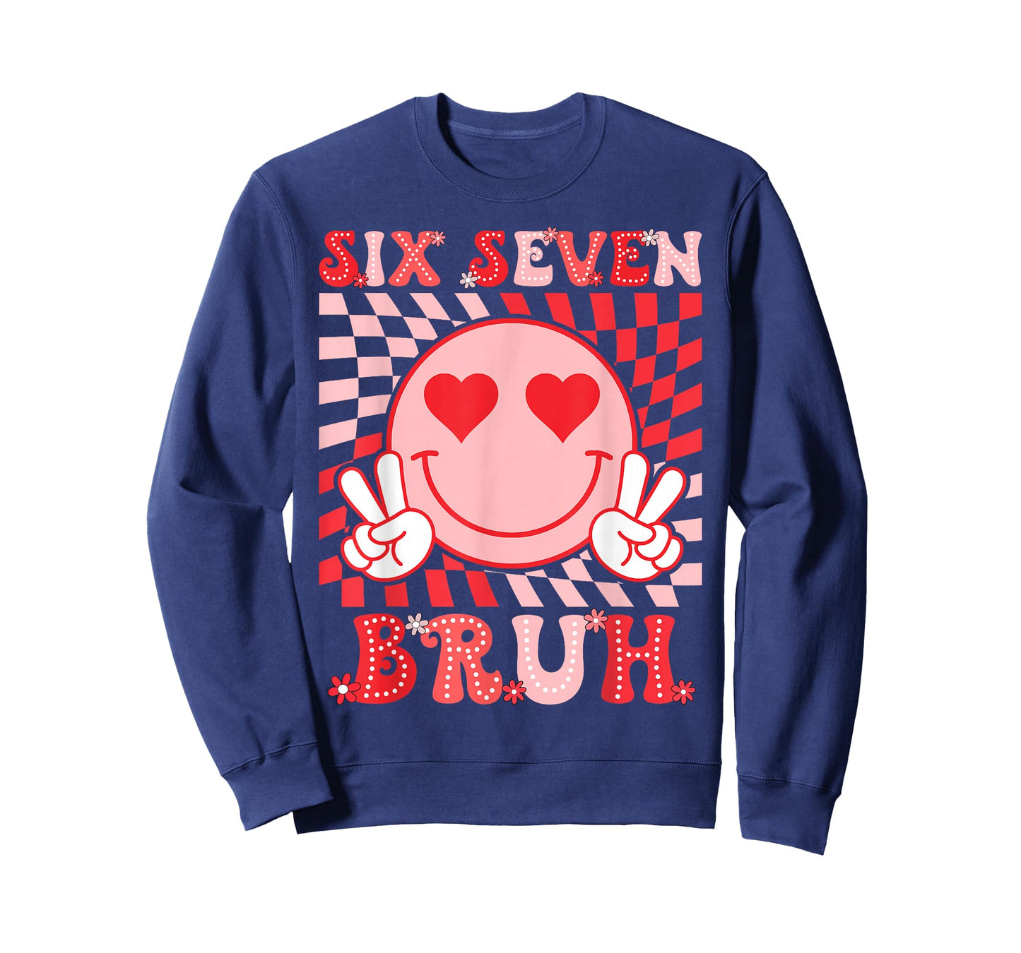 Six Seven 67 Meme Cool Valentine’s for Teens Boys Girls Kids T-Shirt