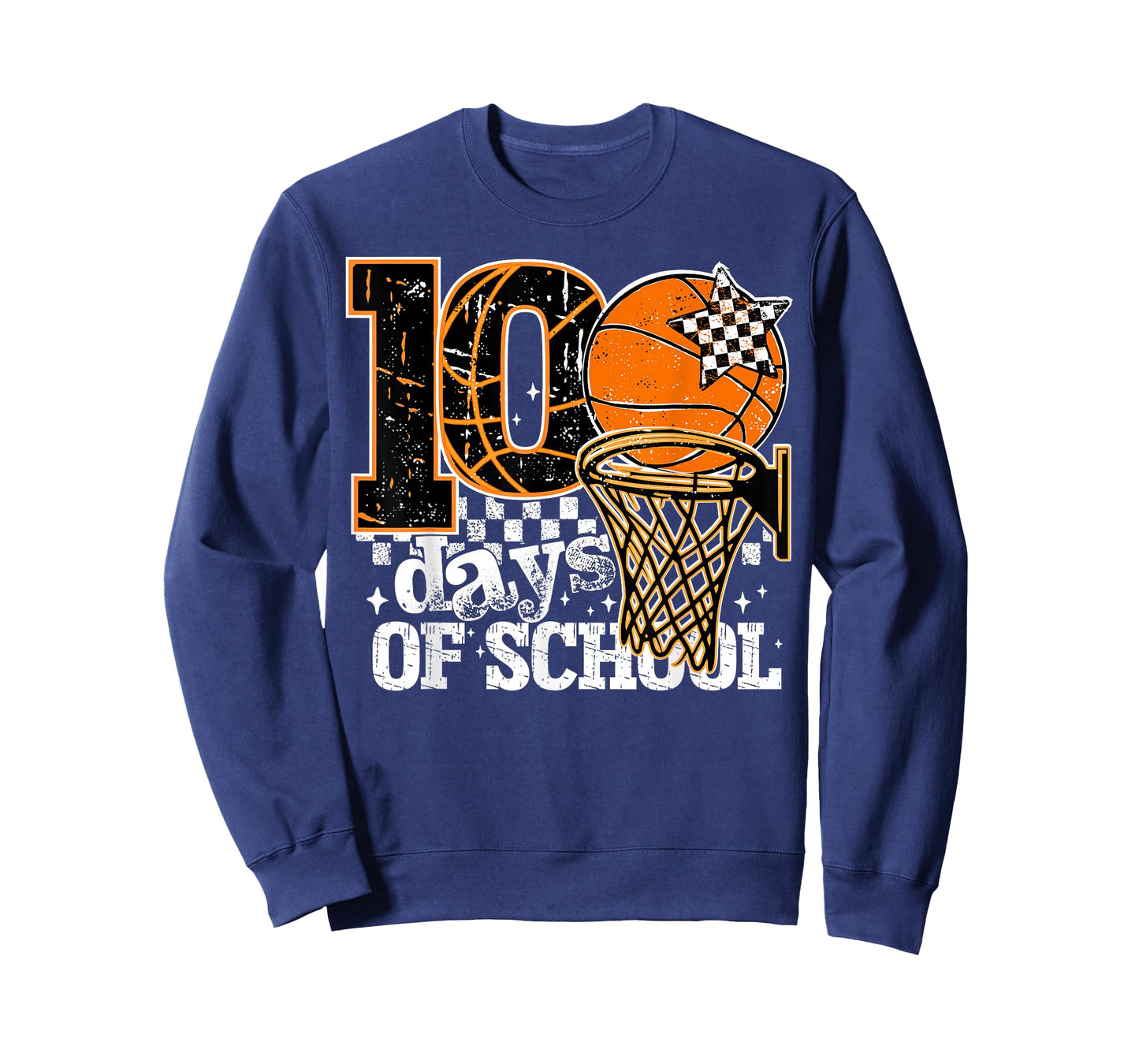 100 Days of School Boys Kids 100th Day of School Basketball T-Shirt