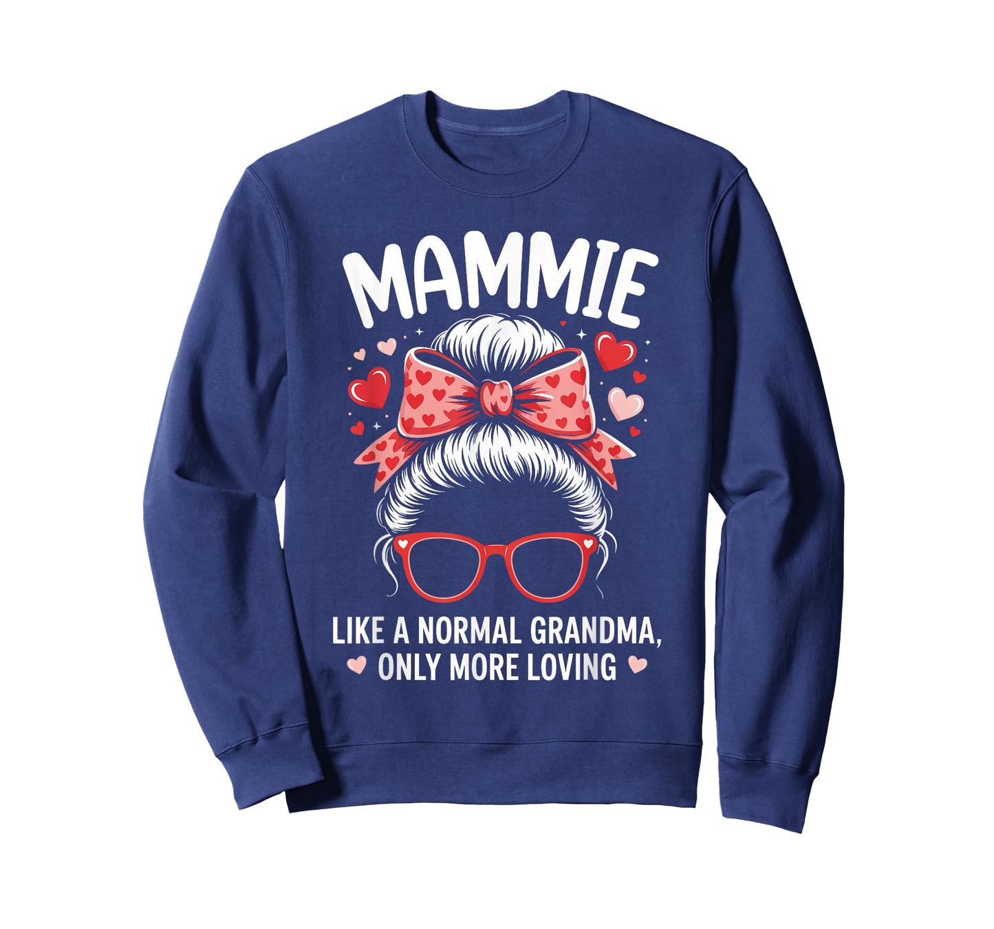 MAMMIE Valentine Quote for Loving Grandma with Cute Bow T-Shirt