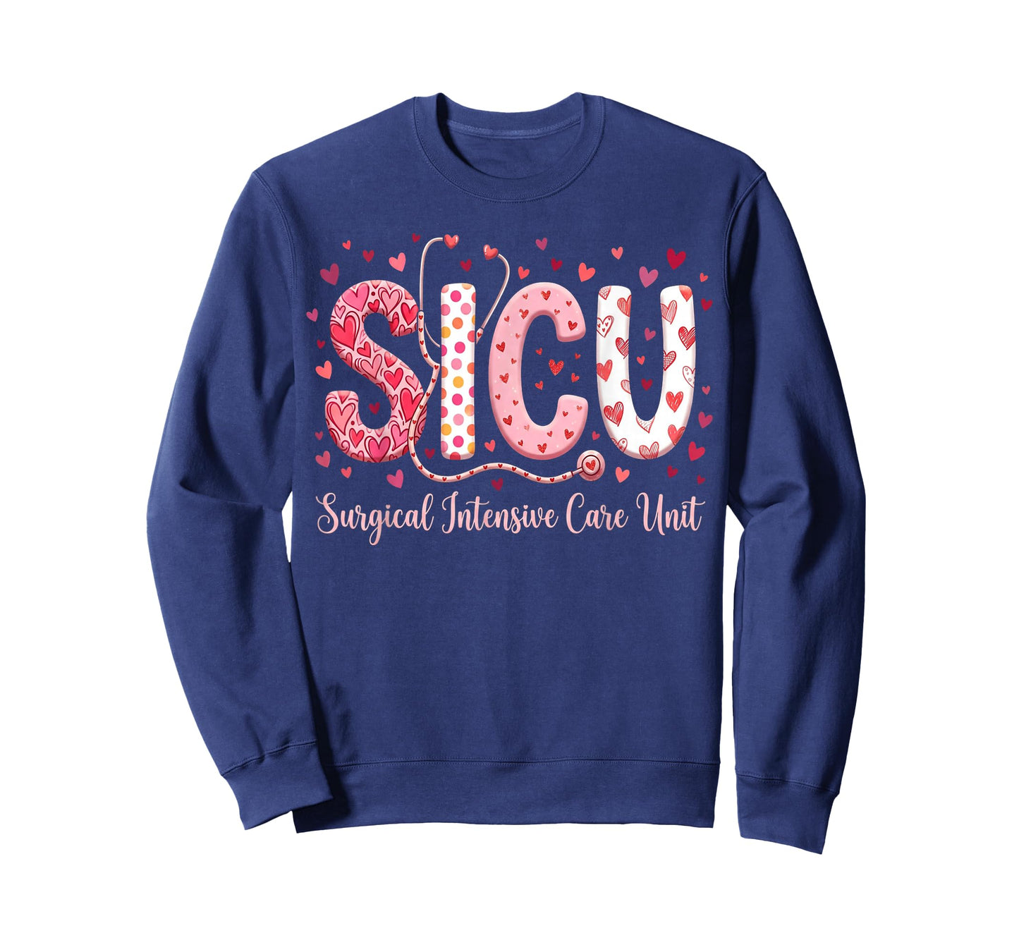 Heart Surgical Intensive Care Unit Valentines SICU Nurse T-Shirt