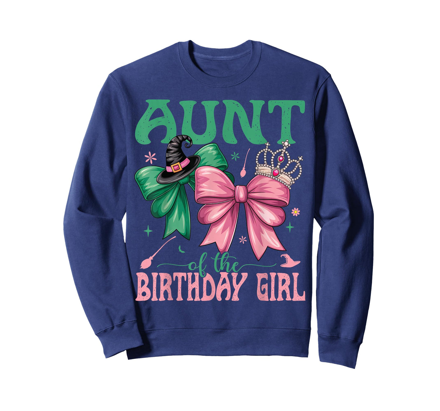Aunt of The Birthday Girl Matching Witch Family Bday Part T-Shirt