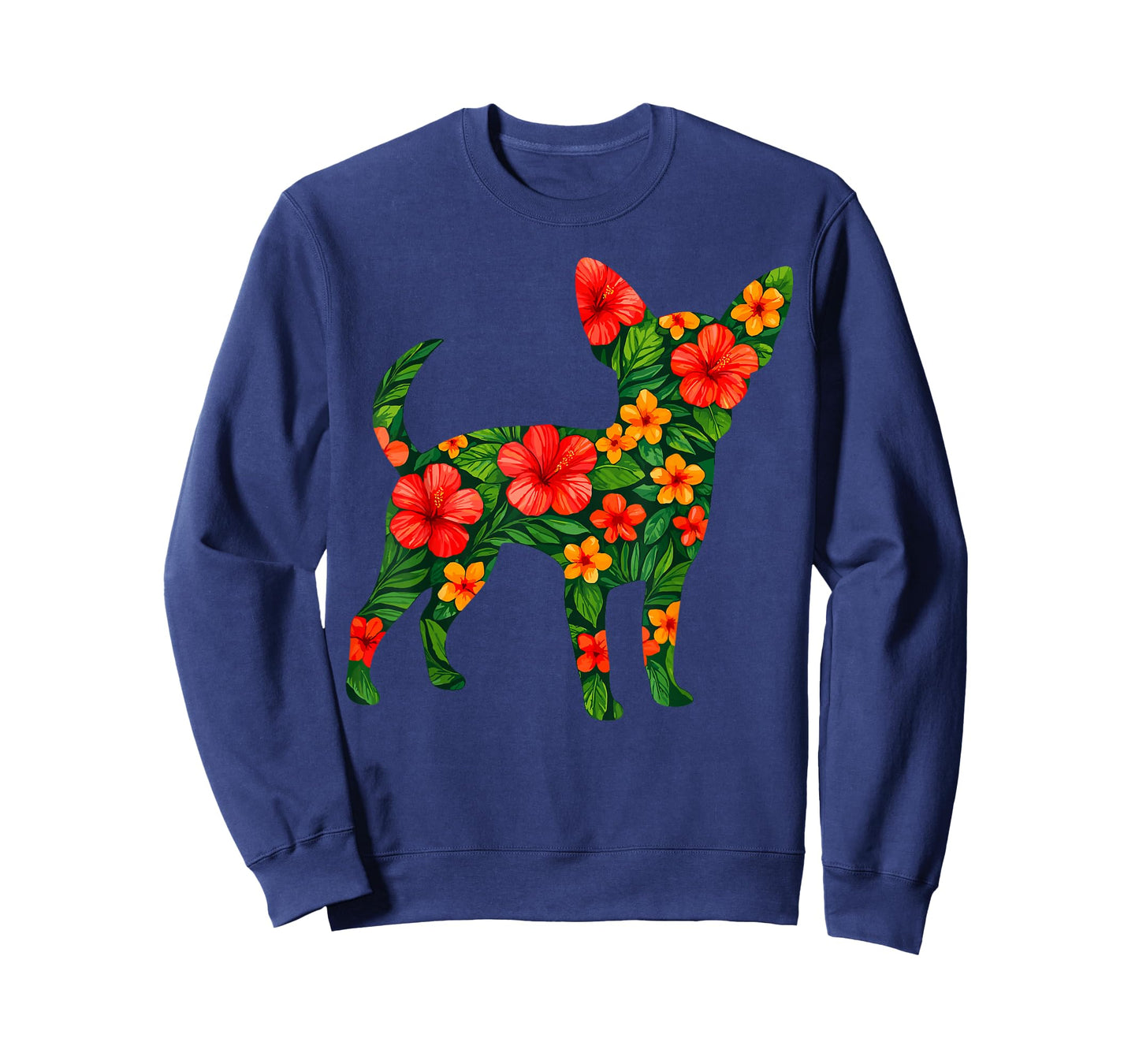 Floral Chihuahua T-Shirt