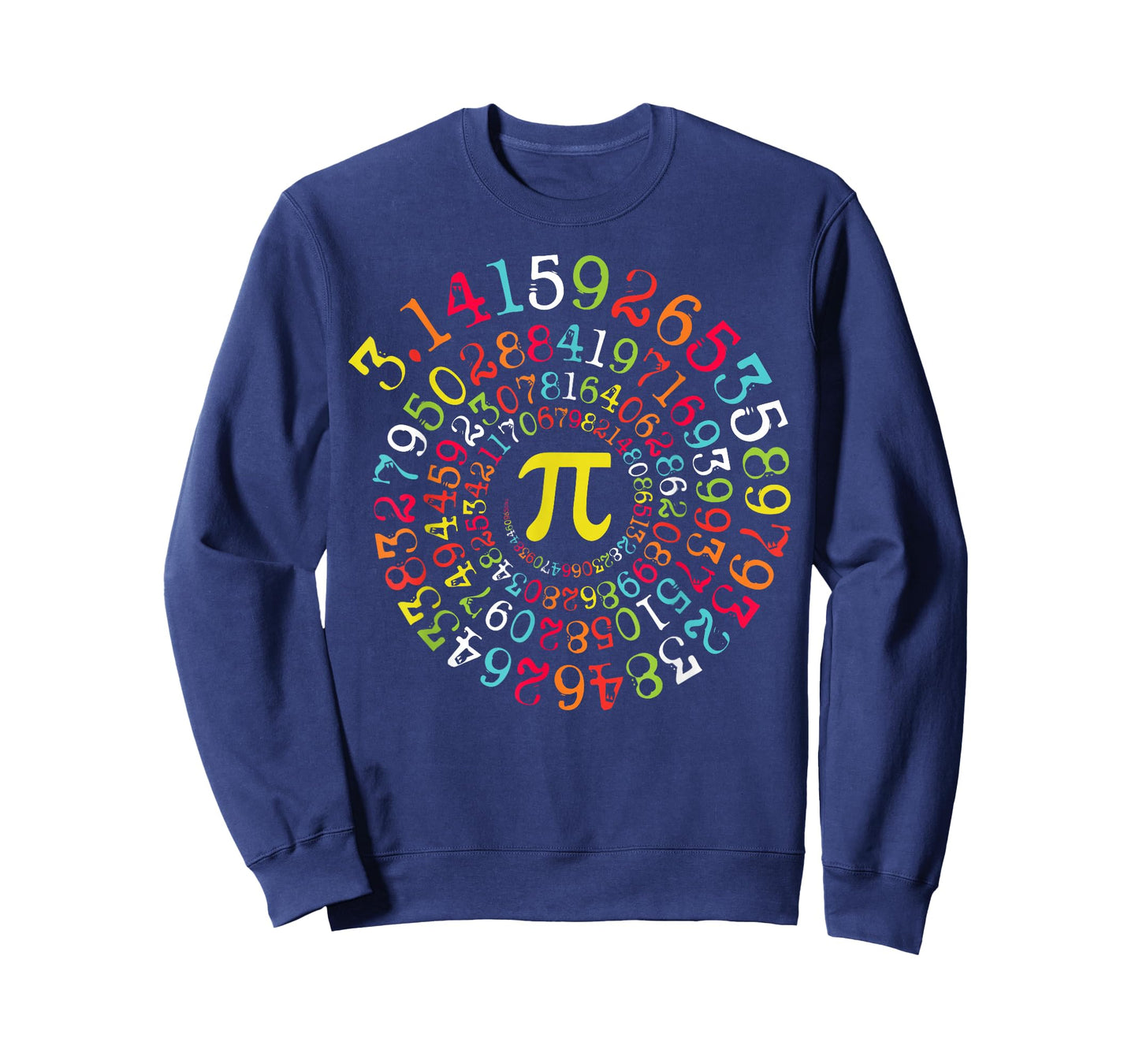 Funny Pi Day Spiral Pi Math Numbers Teachers Students T-Shirt