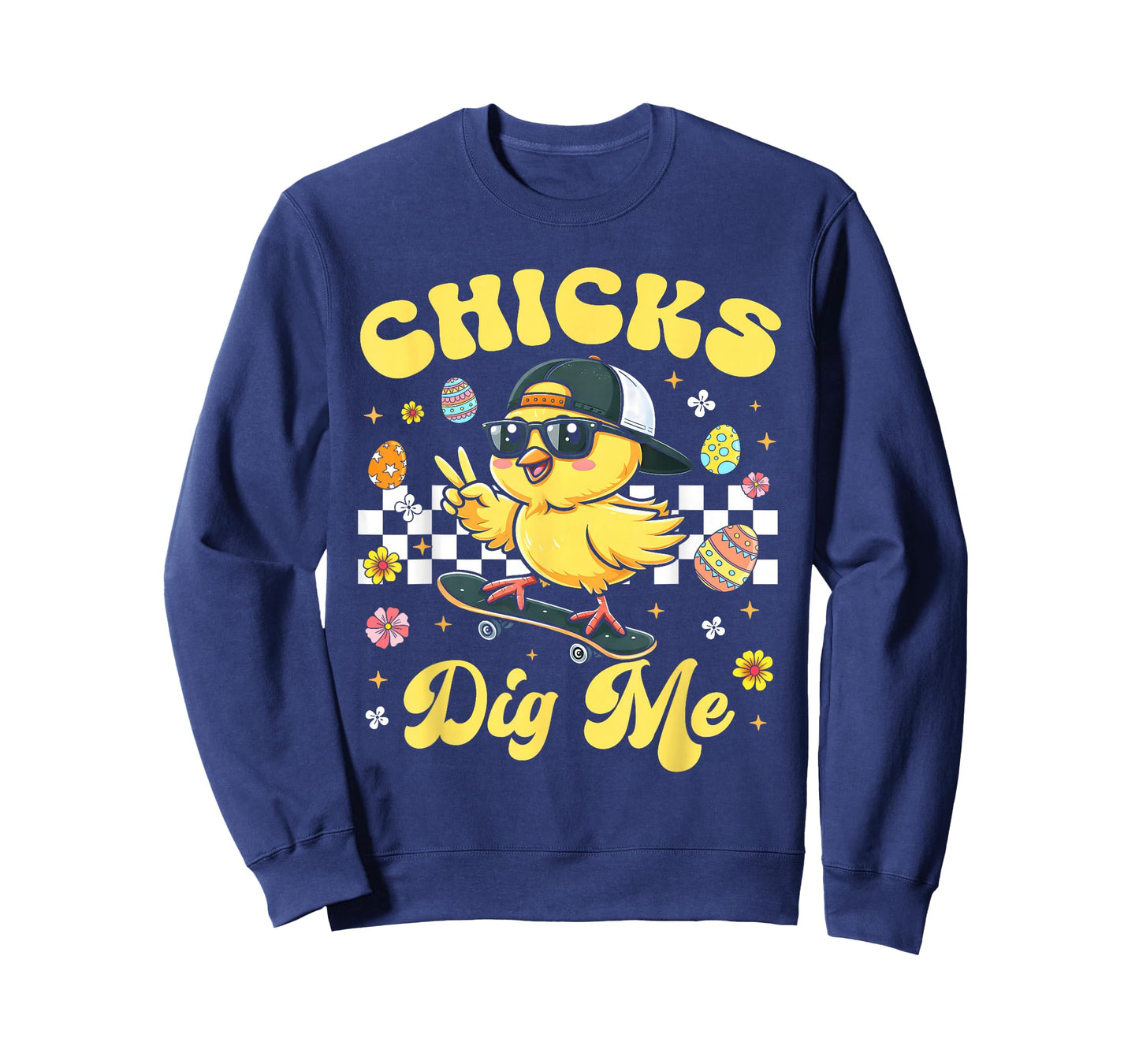Chicks Dig Me Easter Toddler Boys Men Happy Easter Funny T-Shirt