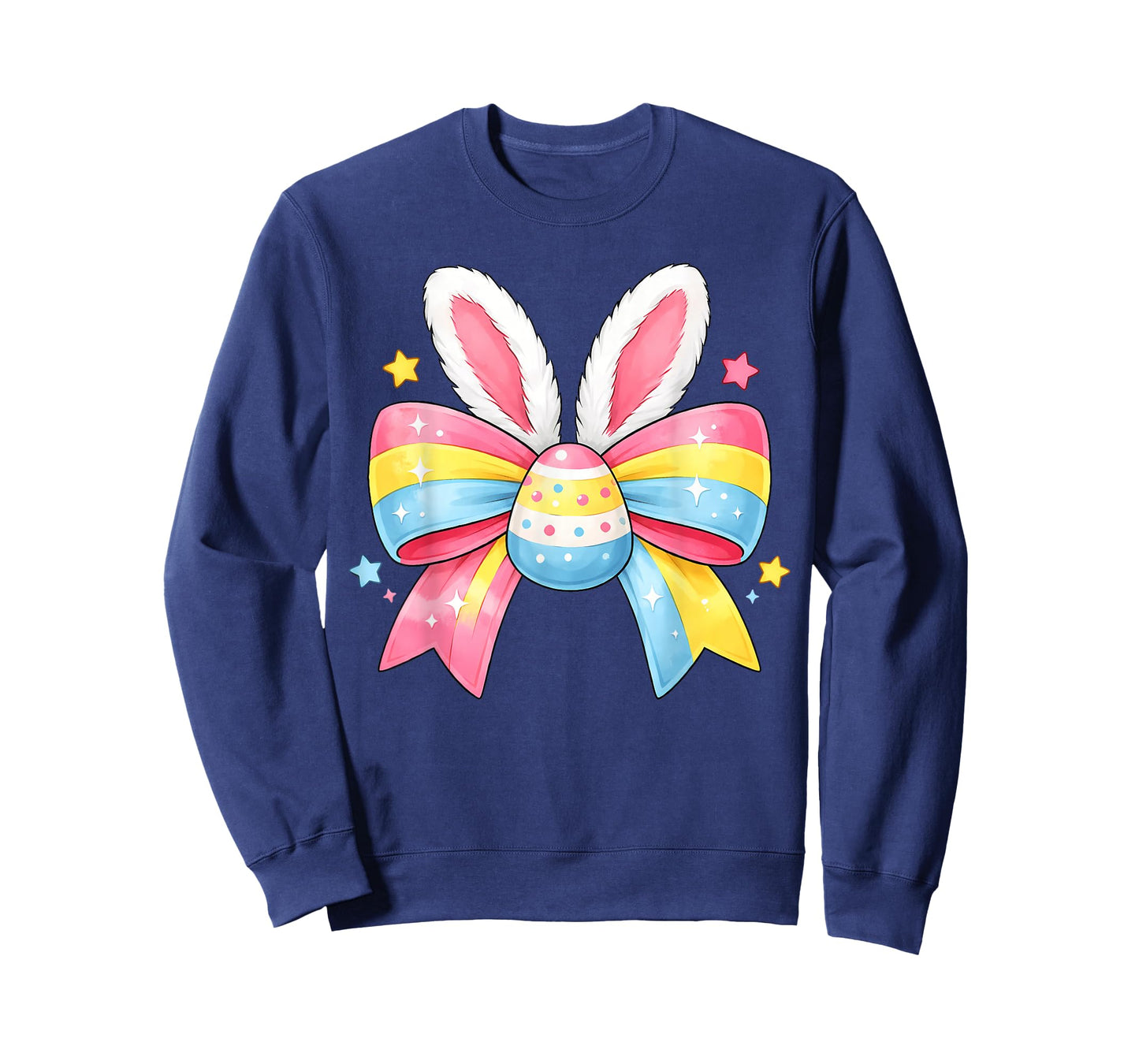 Girls Easter Cute Coquette Bow Egg Easter Kids Girls Women T-Shirt