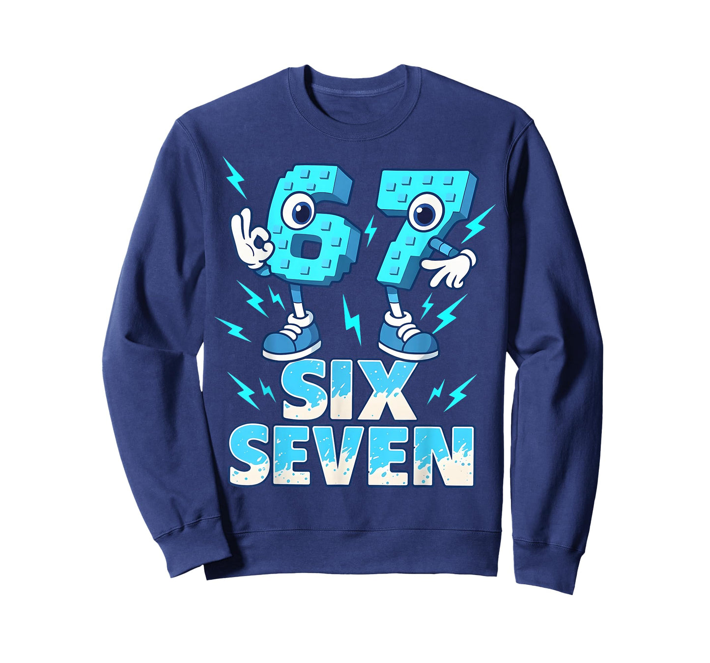 67 Six Seven 6-7 - Funny Italian Brainrot Kids Gaming Meme T-Shirt