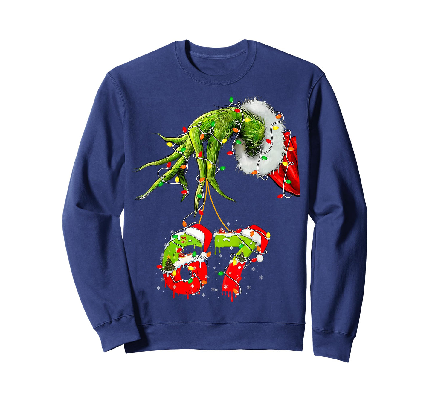 67 Meme Humor 6-7 Funny Six Seven Christmas T-Shirt
