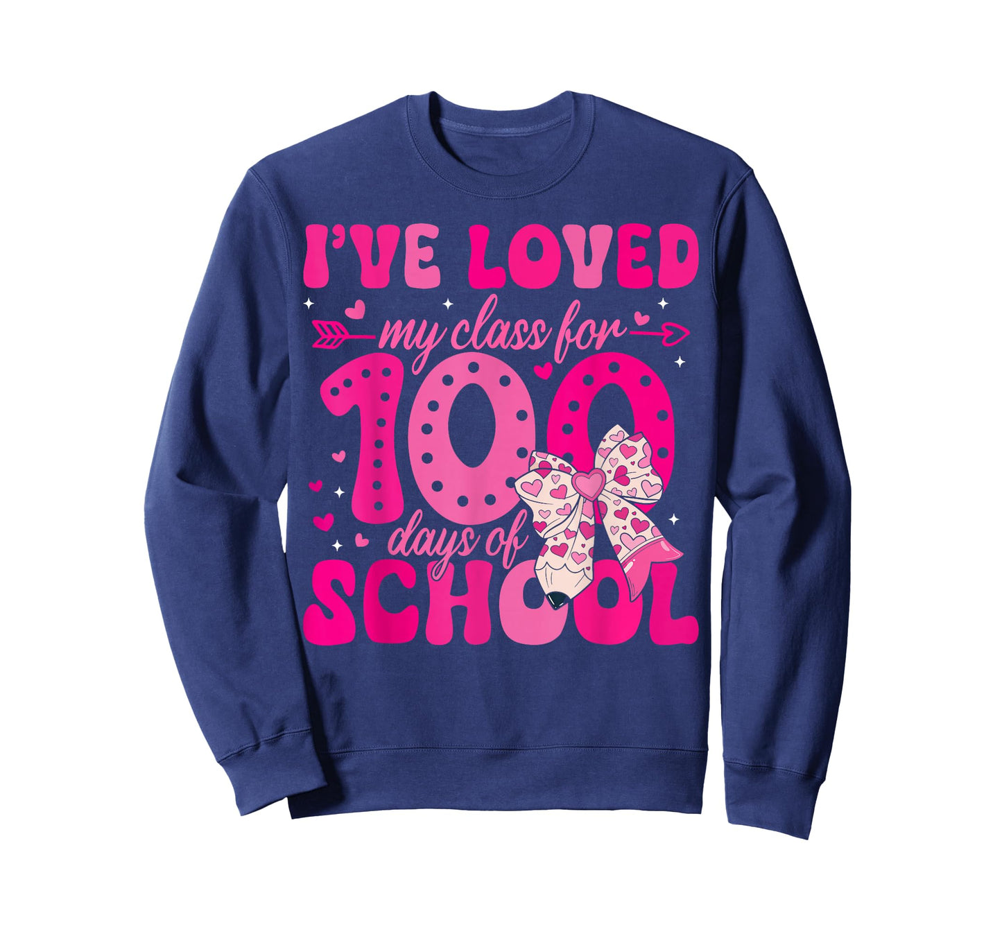 I've Loved My Class for 100 Days of School Valentines Day T-Shirt