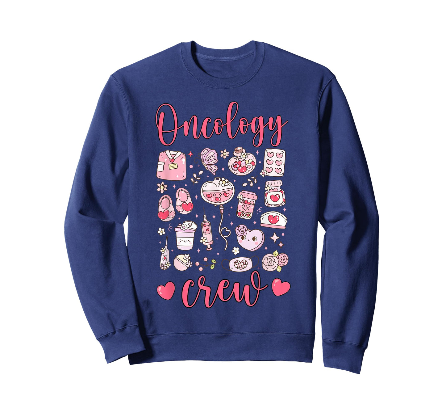 Oncology Crew Valentines Day ONC Nursing Oncologist Medical T-Shirt
