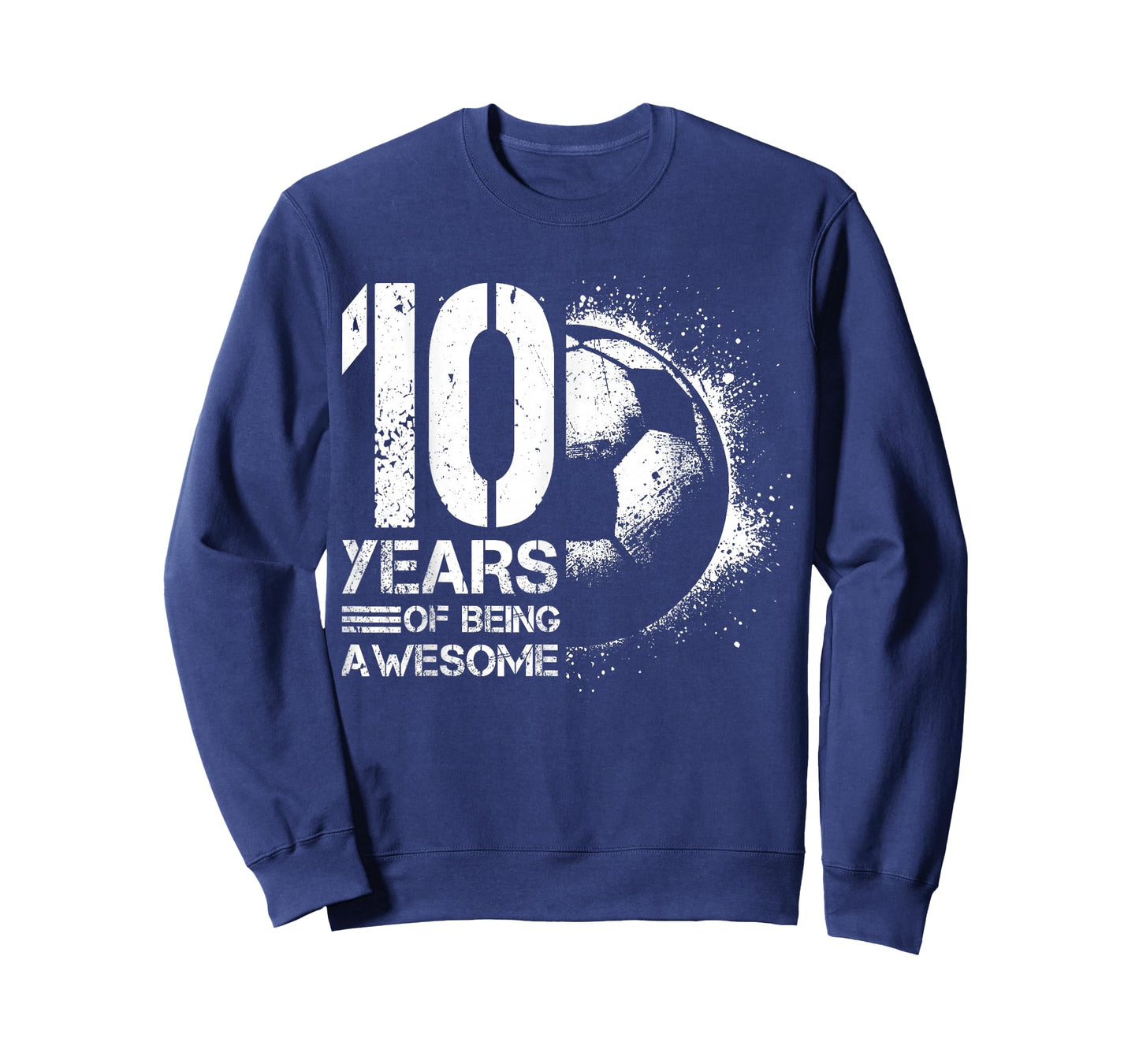 10th Birthday Boy Girl Soccer Player Football 10 Years Old T-Shirt