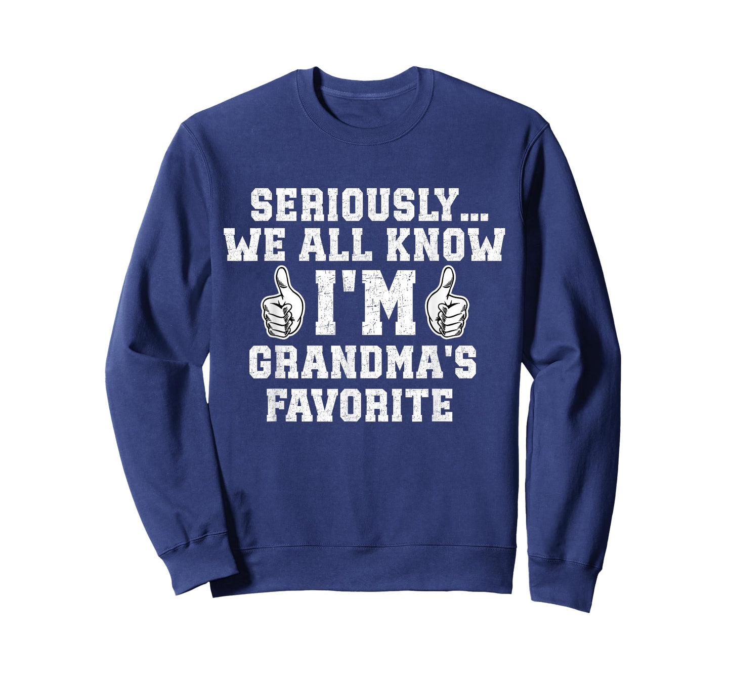 I'm Grandma's Favorite Grandson Granddaughter Humor Funny T-Shirt
