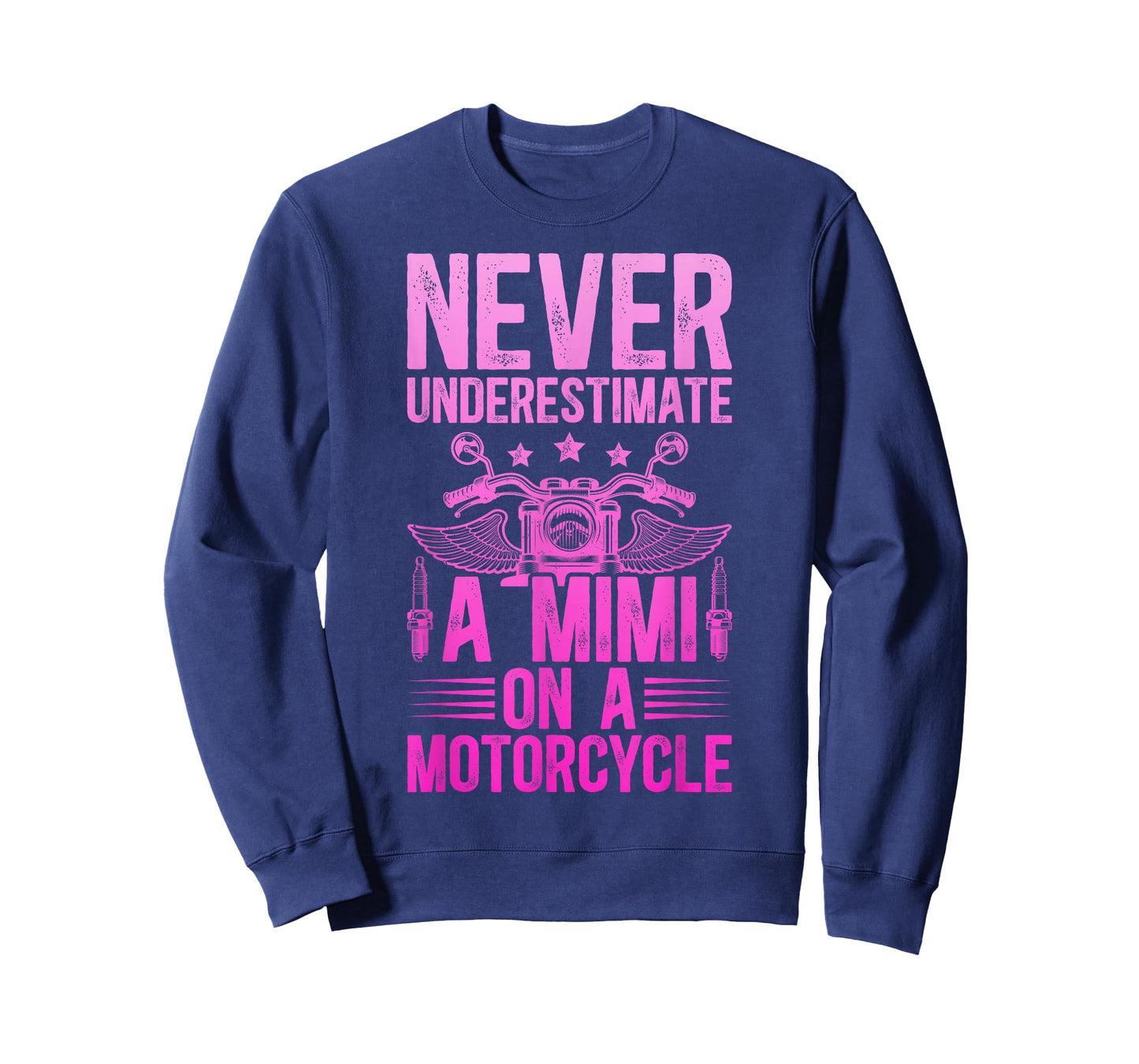 Mimi On A Motorcycle Rider Mimi Grandma Biker Mimi T-Shirt