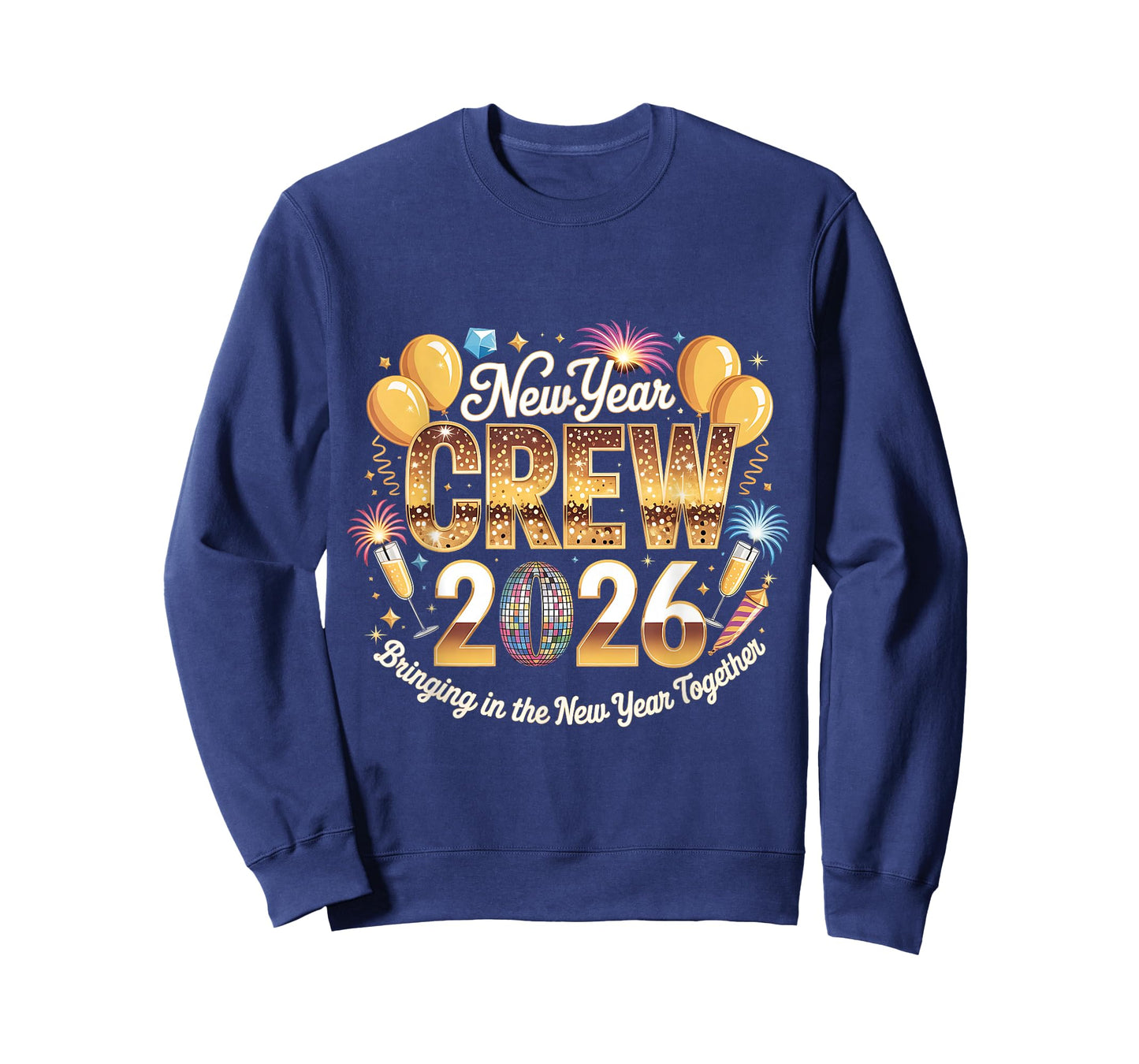 New Year Crew 2026 Matching Party Celebration Gift T-Shirt