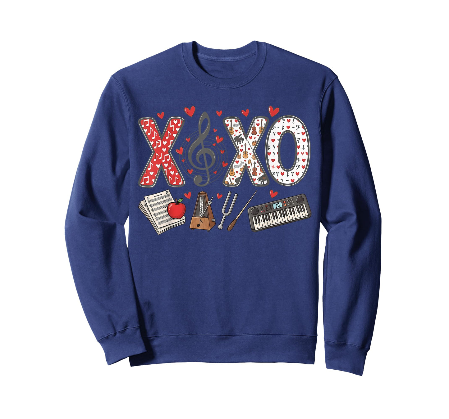 XOXO Musician Instrument Music Teacher Valentines Musician T-Shirt