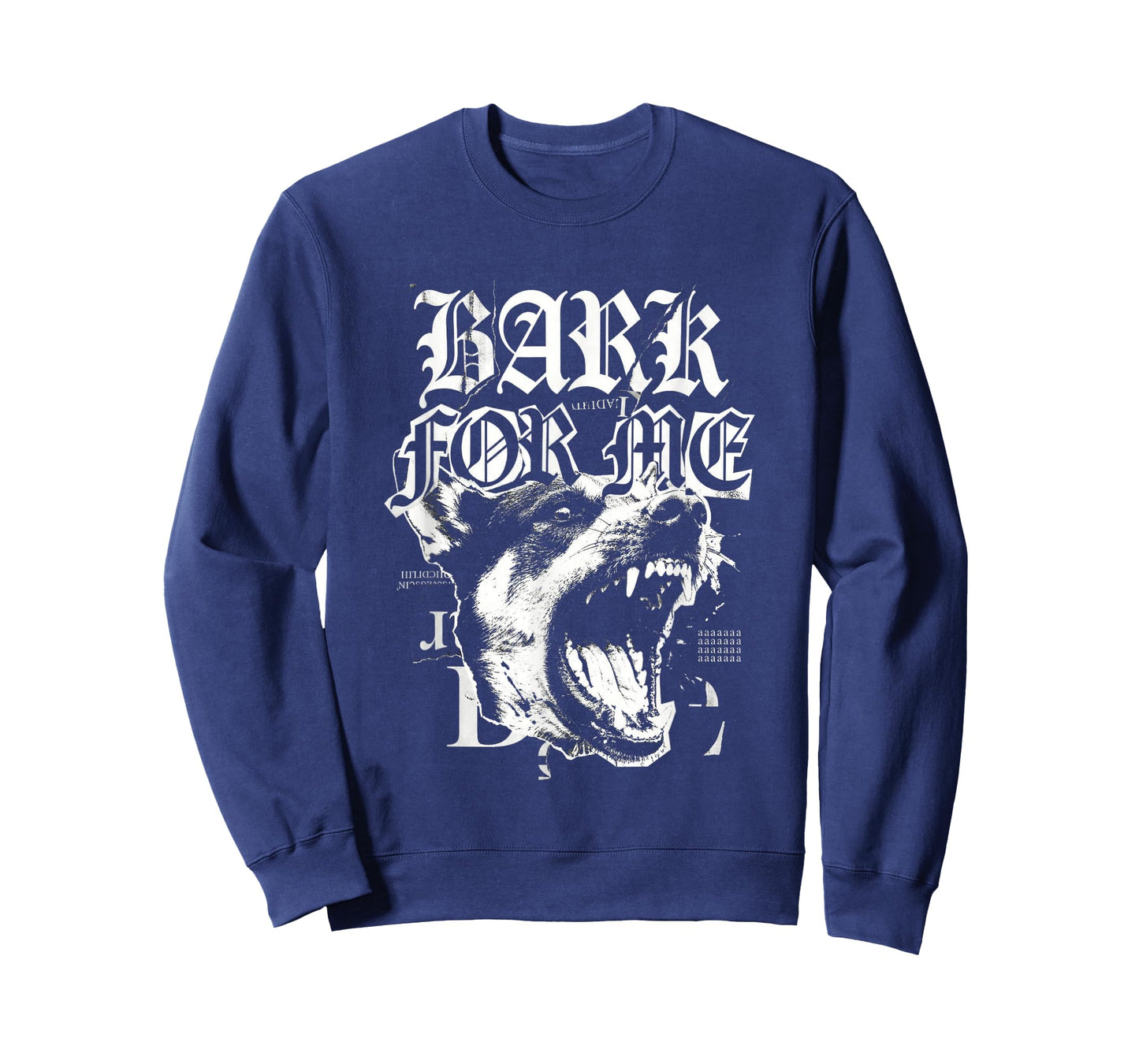 Bark for Me Snarling Wolf Gothic Grunge Edgy Aesthetic T-Shirt