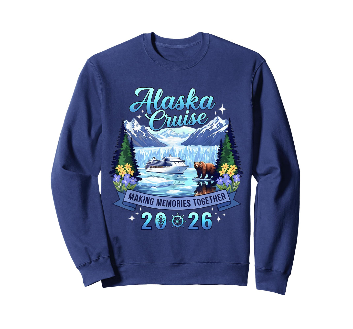 Alaska Cruise 2026 Cruisin Together Family Trip T-Shirt