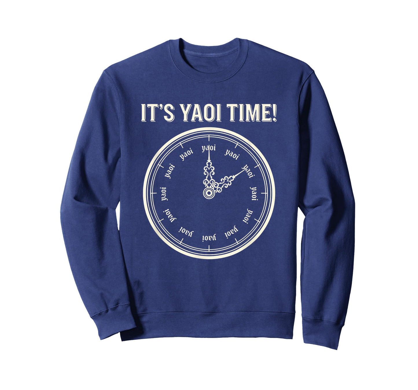 Anime Yaoi Clock, It's Yaoi Time! BL Otaku Manga Fan Design T-Shirt