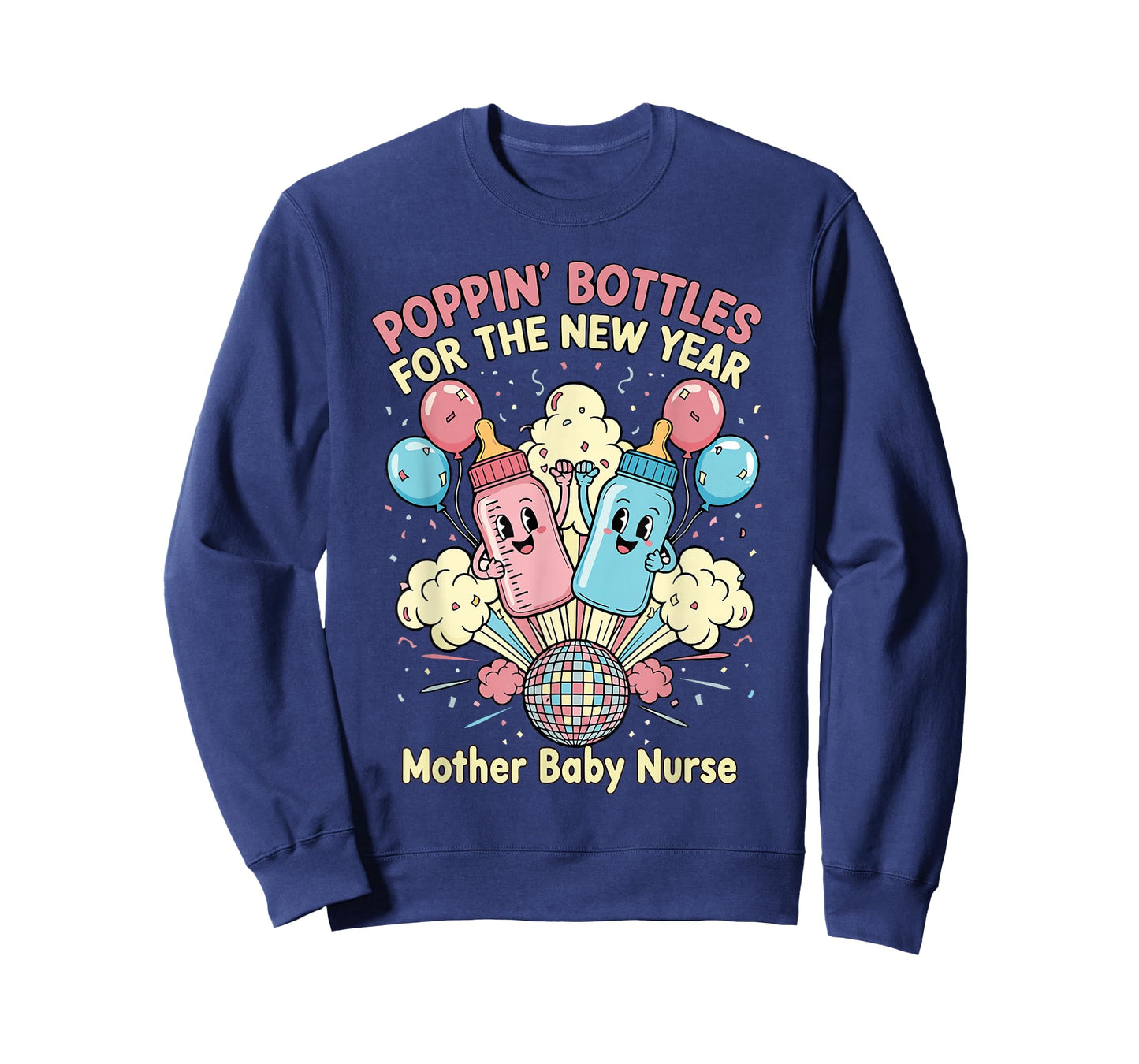 New Years Shirt, Nurse Popping Bottles for The New Year T-Shirt