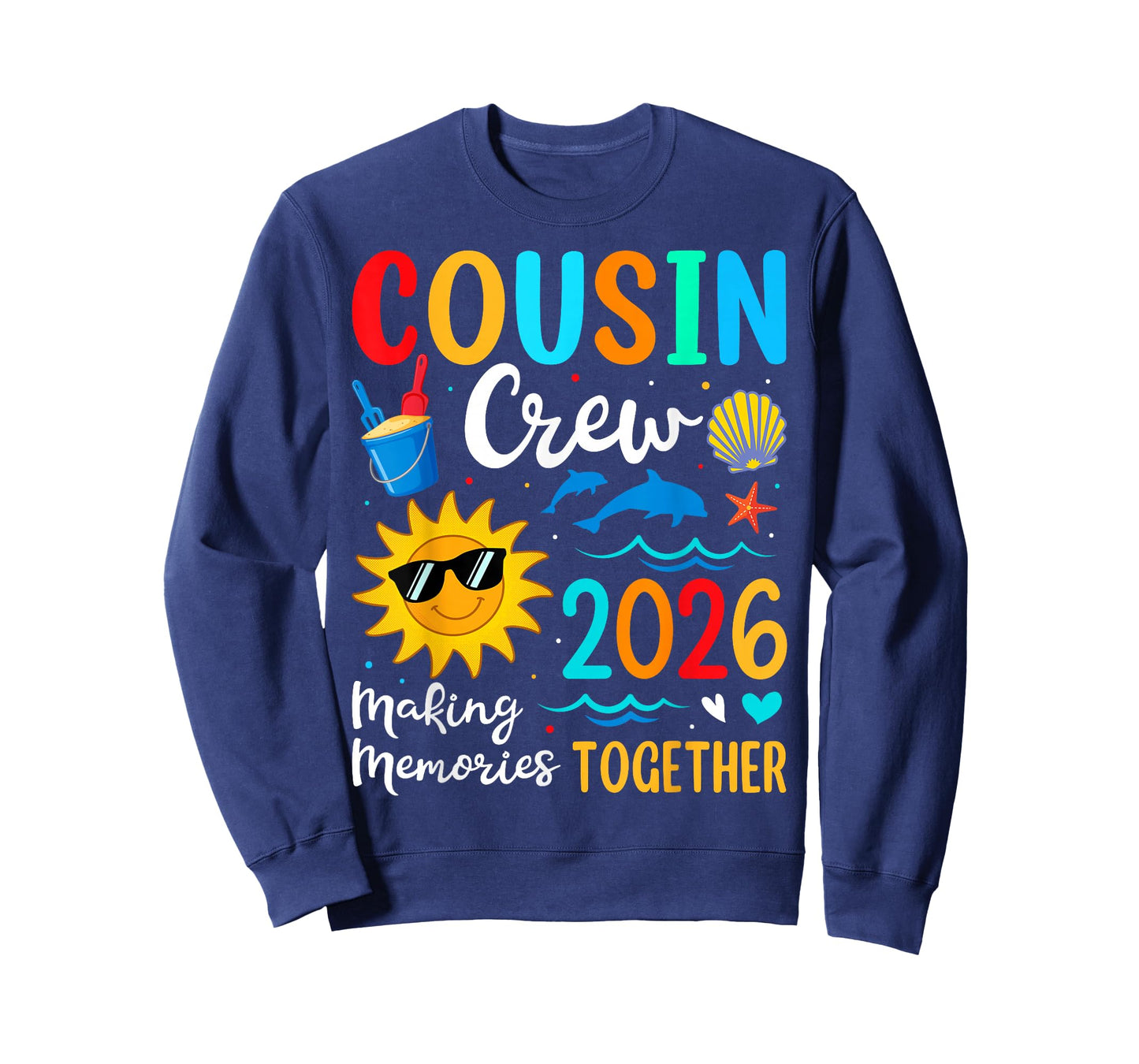 Cousin Crew 2026 Summer Vacation Beach Family Trip Matching T-Shirt