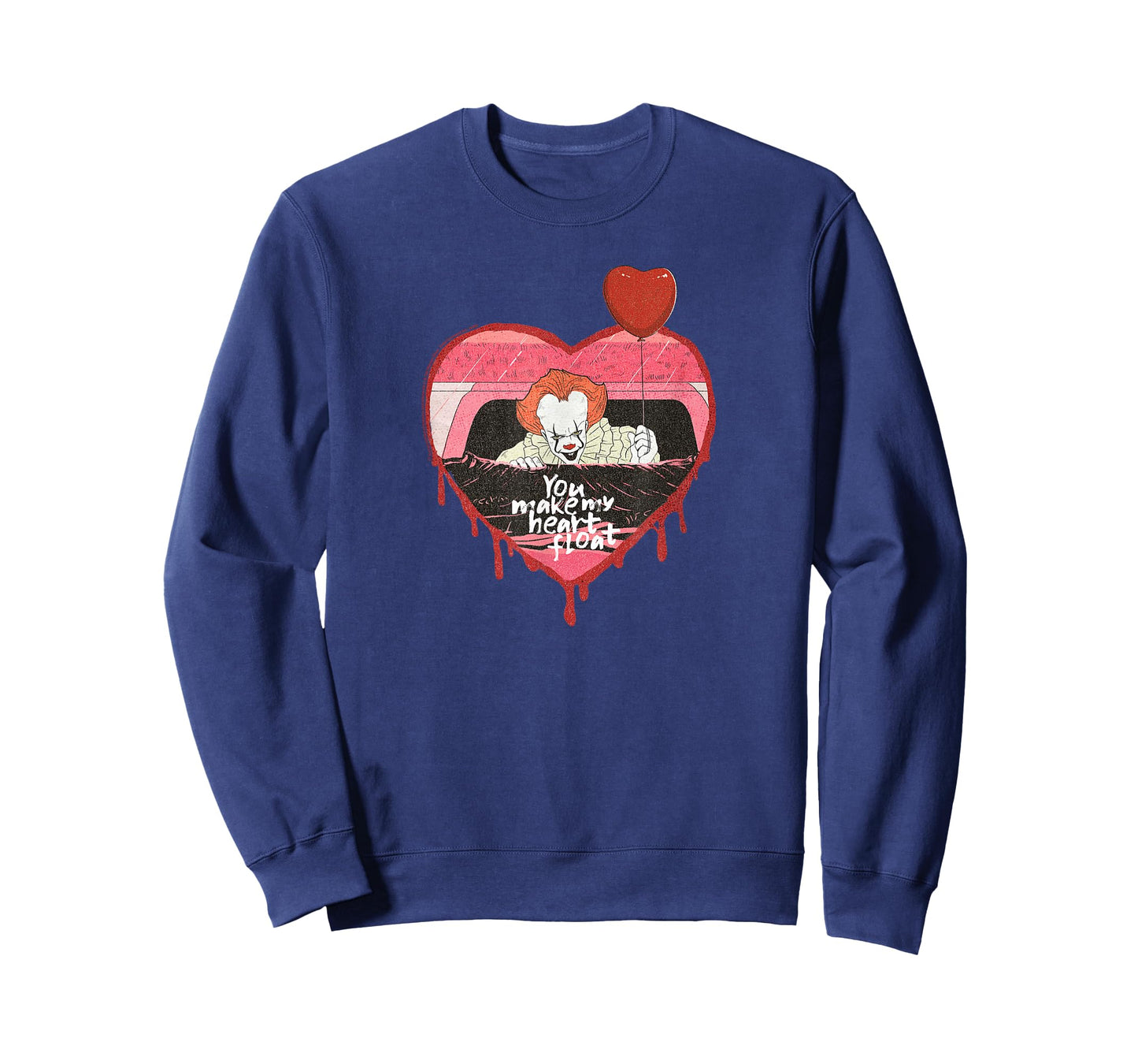 IT Pennywise Valentine's Day Make My Heart Float Horror T-Shirt