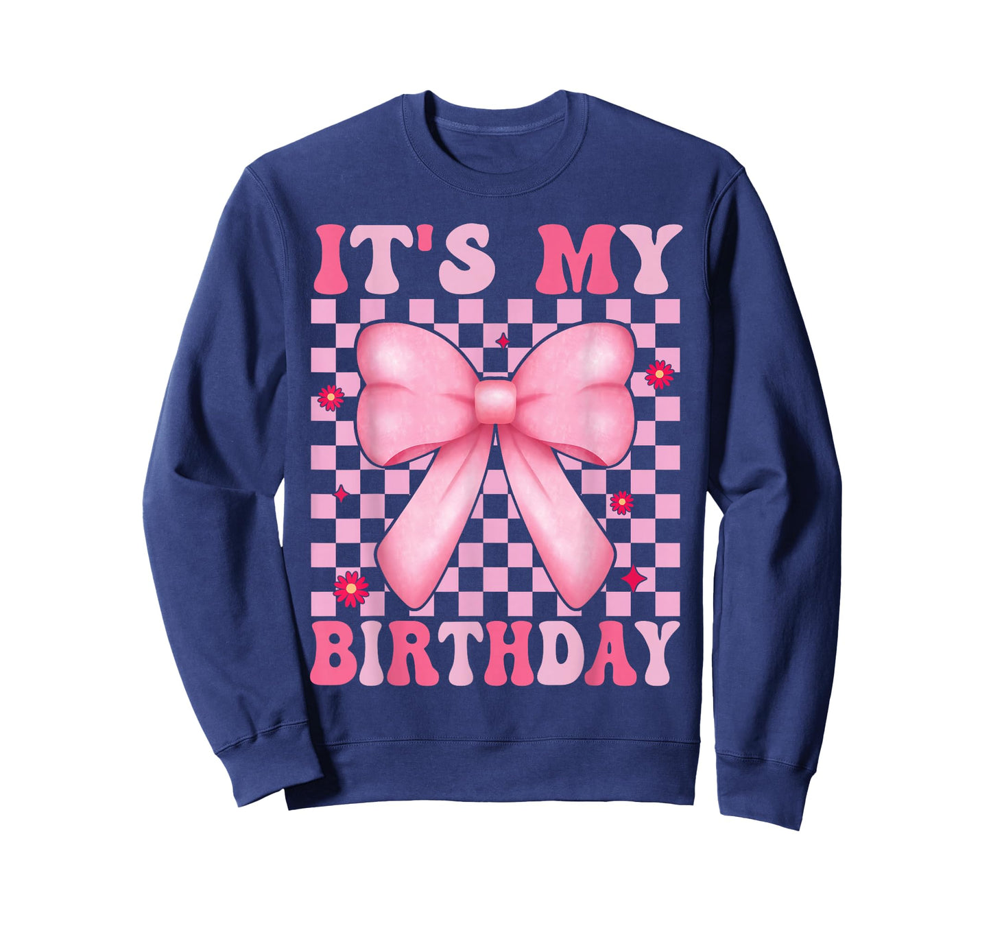 It's My Birthday Pink Coquette Bow Birthday Girls Women Teen T-Shirt