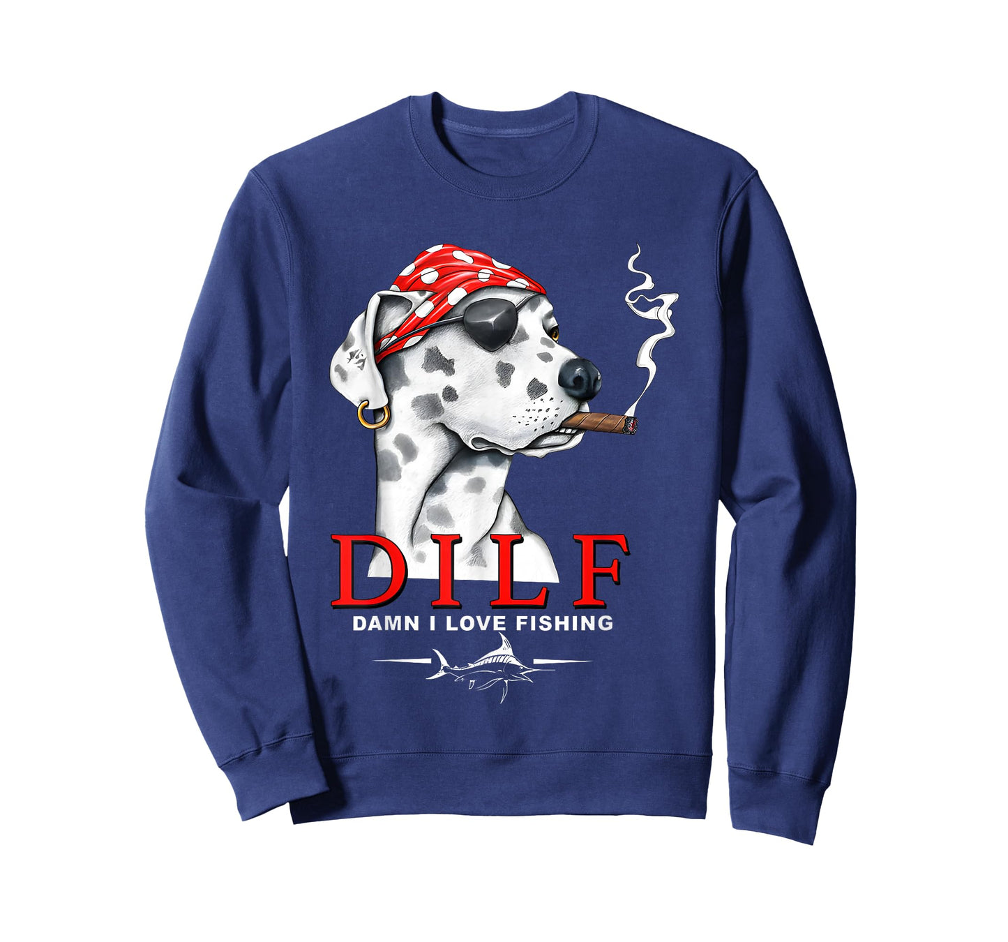 Dog DILF Damn I Love Fishing T-Shirt