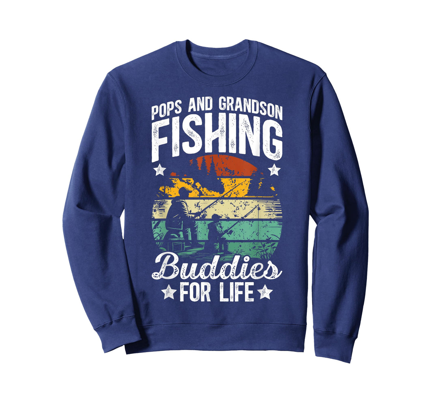 Fishing Buddy Pops and Grandson Fishing Buddies for Life T-Shirt