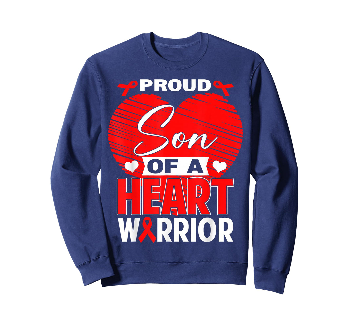 Proud Son of Heart Warrior Heart Disease Awareness T-Shirt