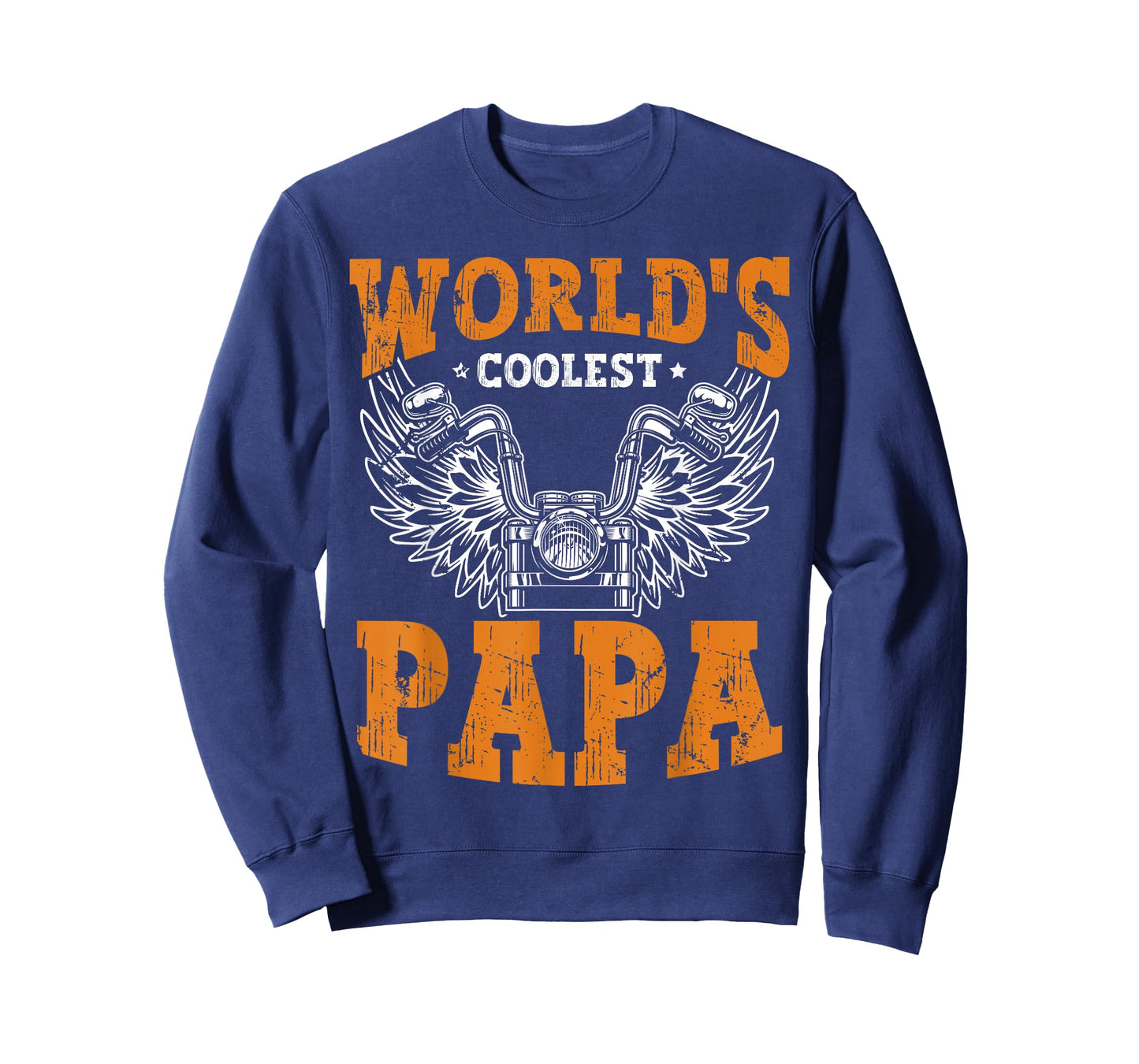 Mens World's Coolest PAPA Best Dad in The World Father's Day T-Shirt