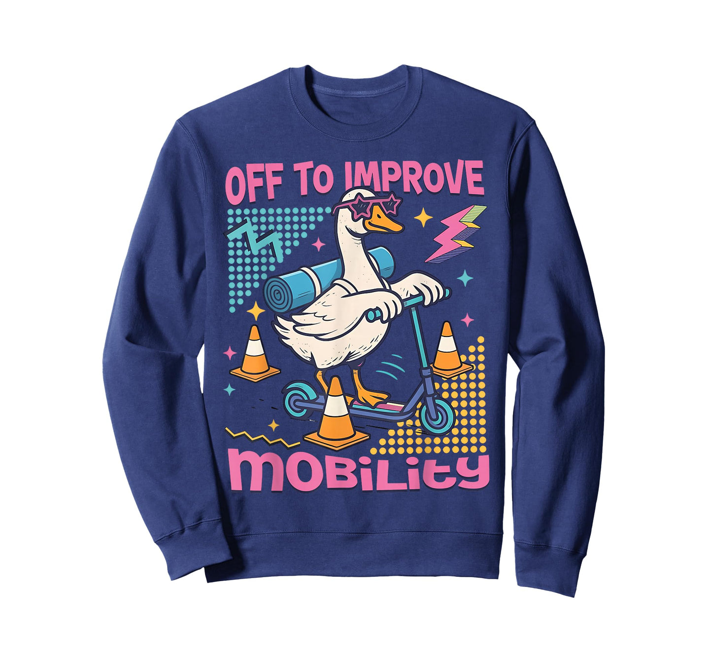 Vintage 90s Physical Therapist Goose Off to Improve Mobility T-Shirt
