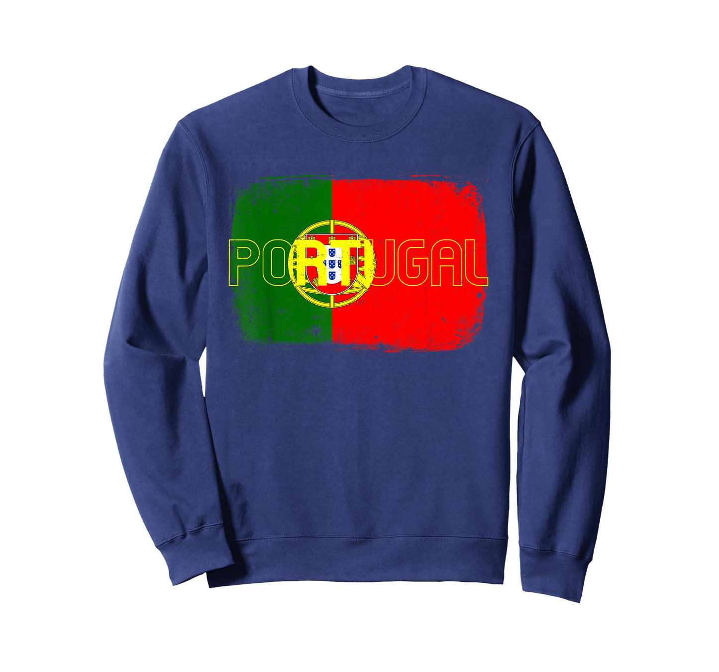 Portugal National Flag Vintage Grunge Portuguese 2026 T-Shirt
