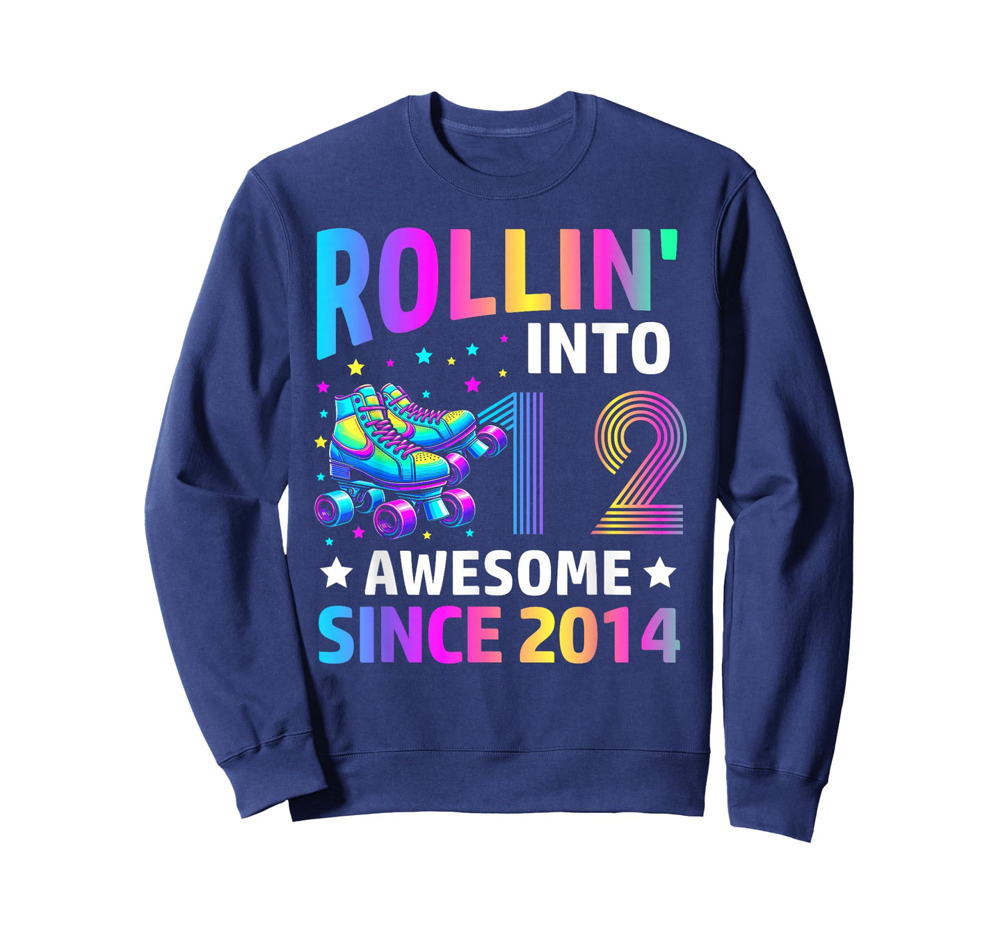 Rolling into 12 Years Old Skates 12th Birthday Gifts Girls T-Shirt