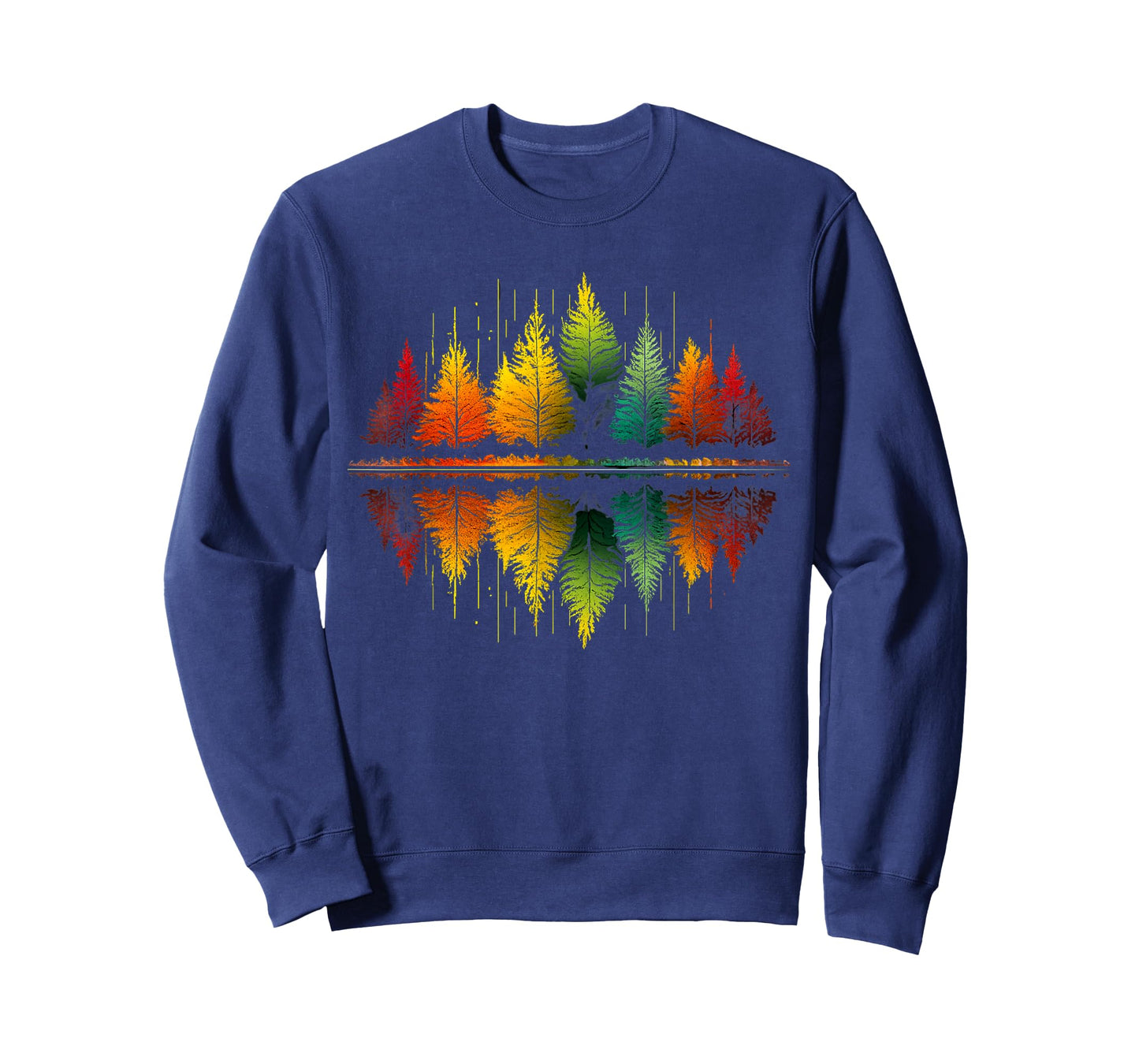 Nature Reflection Forest Trees Outdoor Wildlife T-Shirt