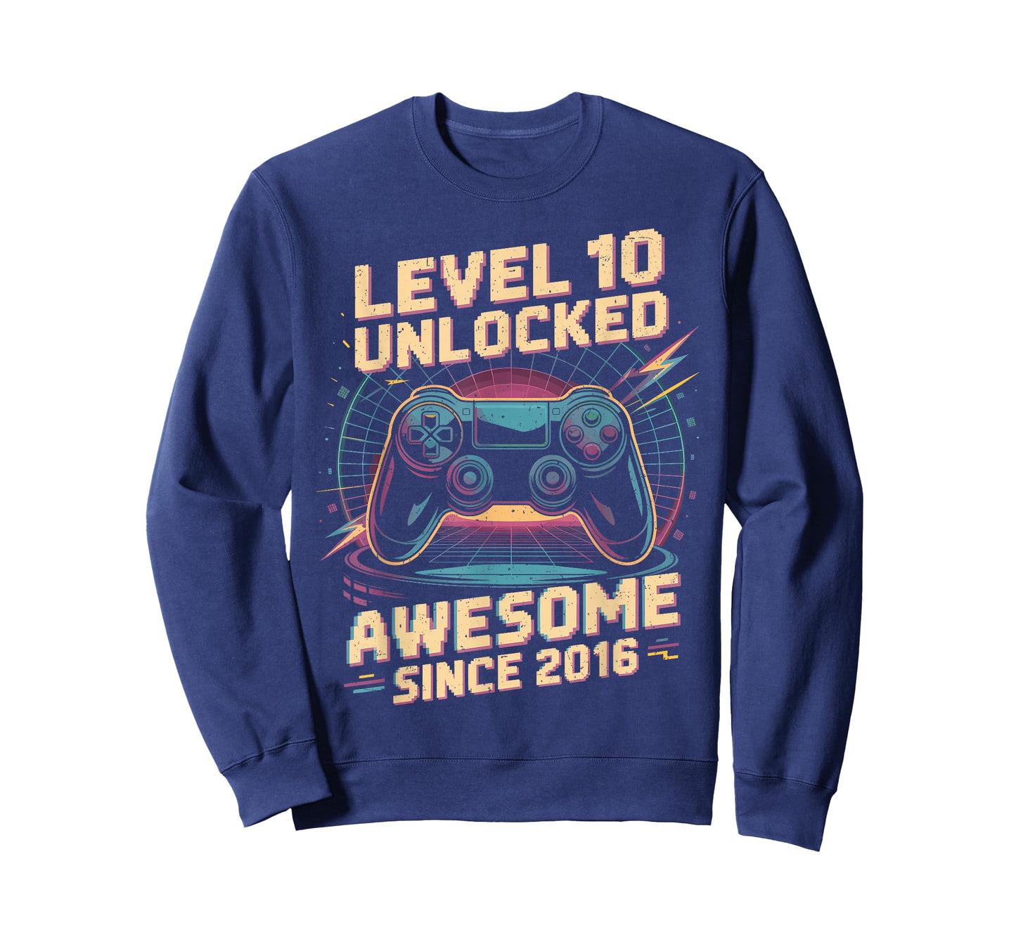 10 Year Old Boy Level 10 Gamer 2016 10th Birthday Party Gift T-Shirt