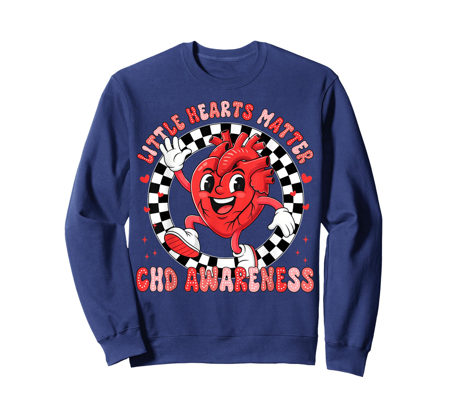 Heart Anatomy Valentine Little Heart Matter CHD Awareness T-Shirt