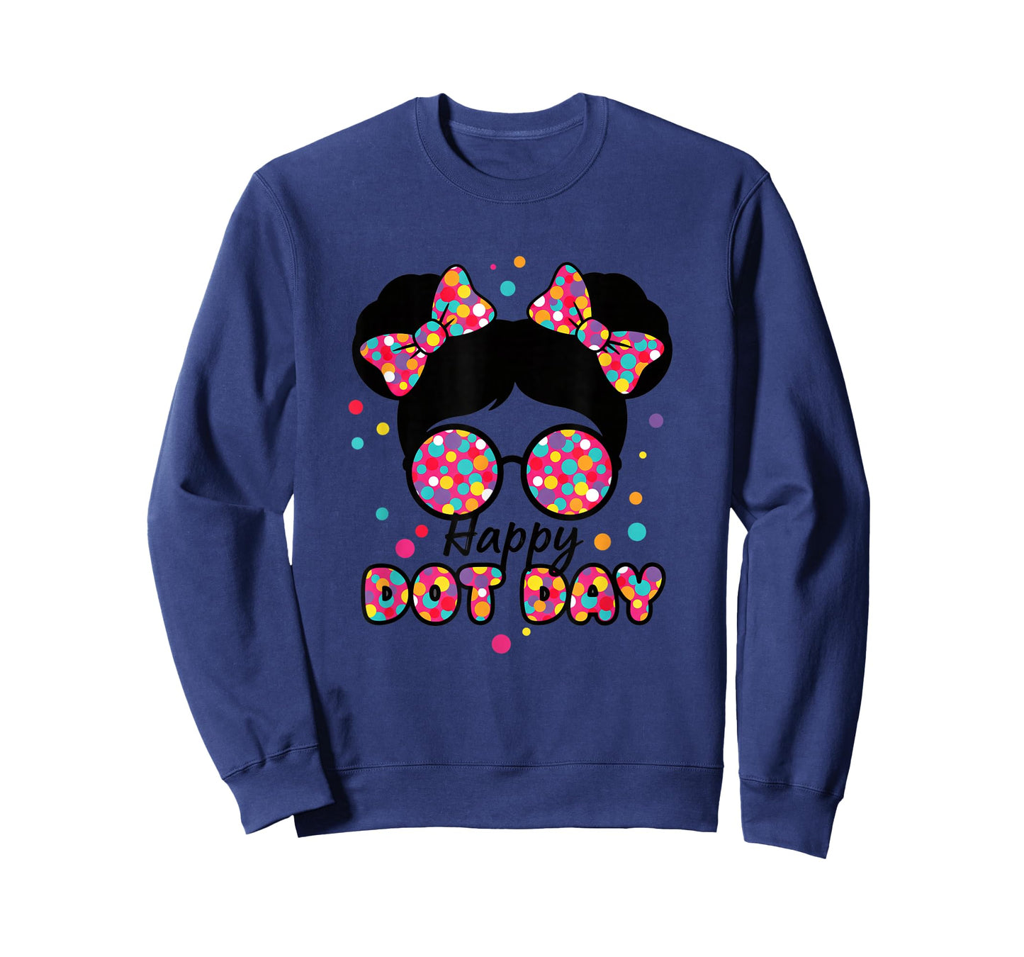 Teacher Happy Dot Day Teacher Colorful Polka Dot Classroom T-Shirt