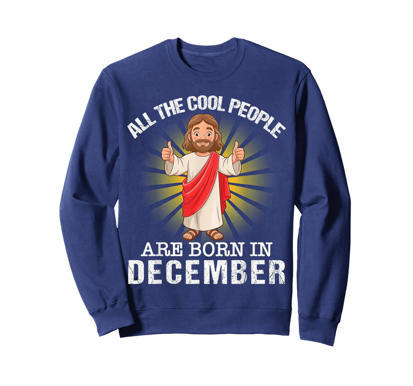 Cool People are Born in December Christian Jesus Christmas T-Shirt