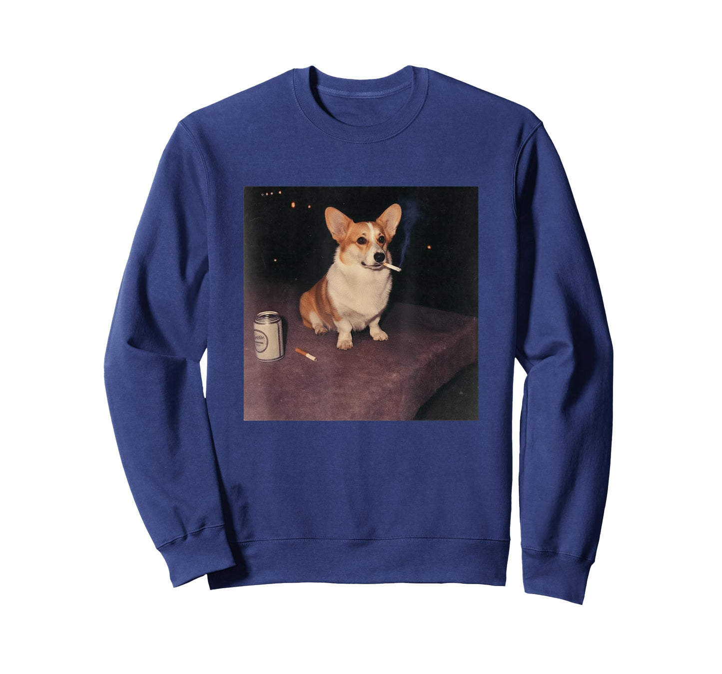 Funny Smoking Corgi Cigarette Beer Gen Z T-Shirt