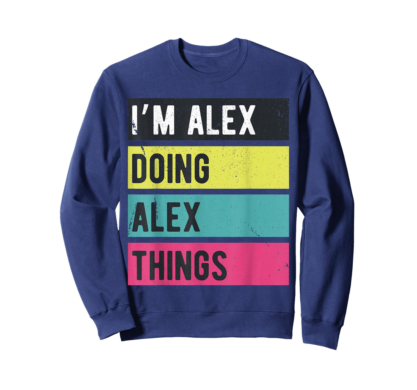 Doing Alex Things Funny Personalized Names Retro T-Shirt