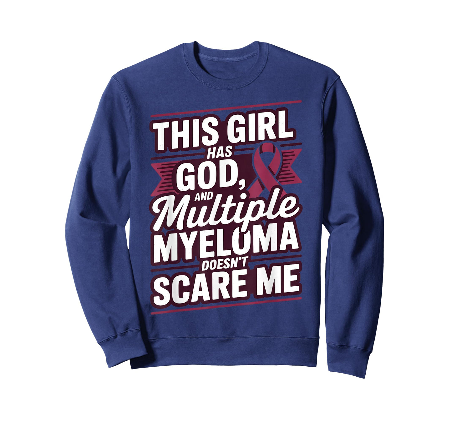 This Girl Has God Myeloma Cancer Awareness Multiple Myeloma T-Shirt