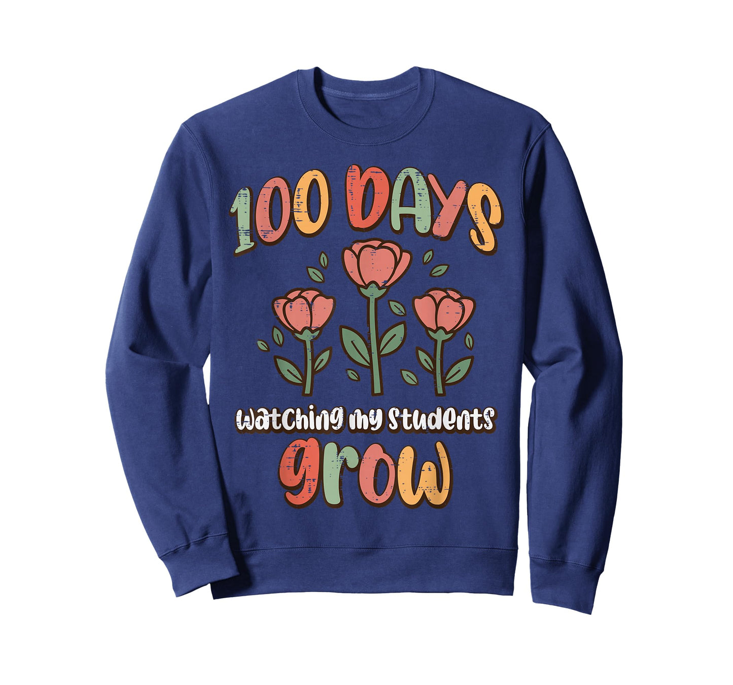 100 Days Watching My Students Grow 100th Day School Teacher T-Shirt