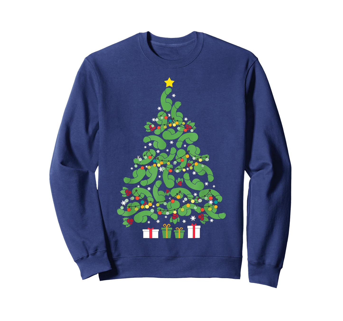 Funny Christmas Tree Men Women Ugly Christmas T-Shirt